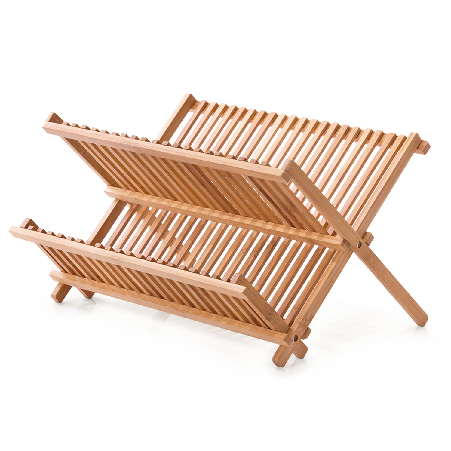 Tellerabtropfständer Karise Bambus natur 42 x 35 x 25