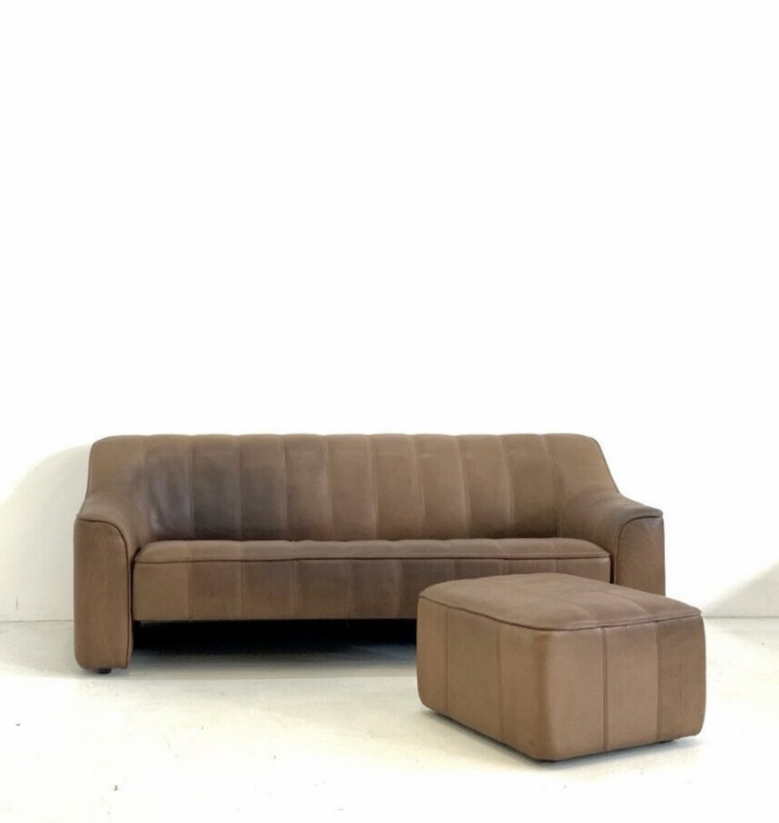DS-44 Sofa 3-Sitzer & Hocker Leder Braun