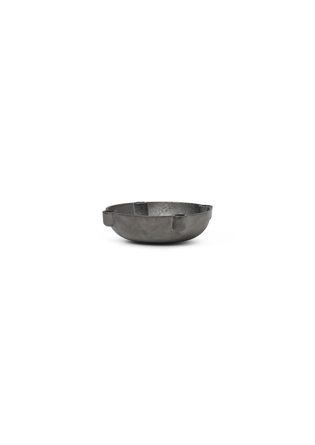 Bowl Kerzenständer Metall Schwarz