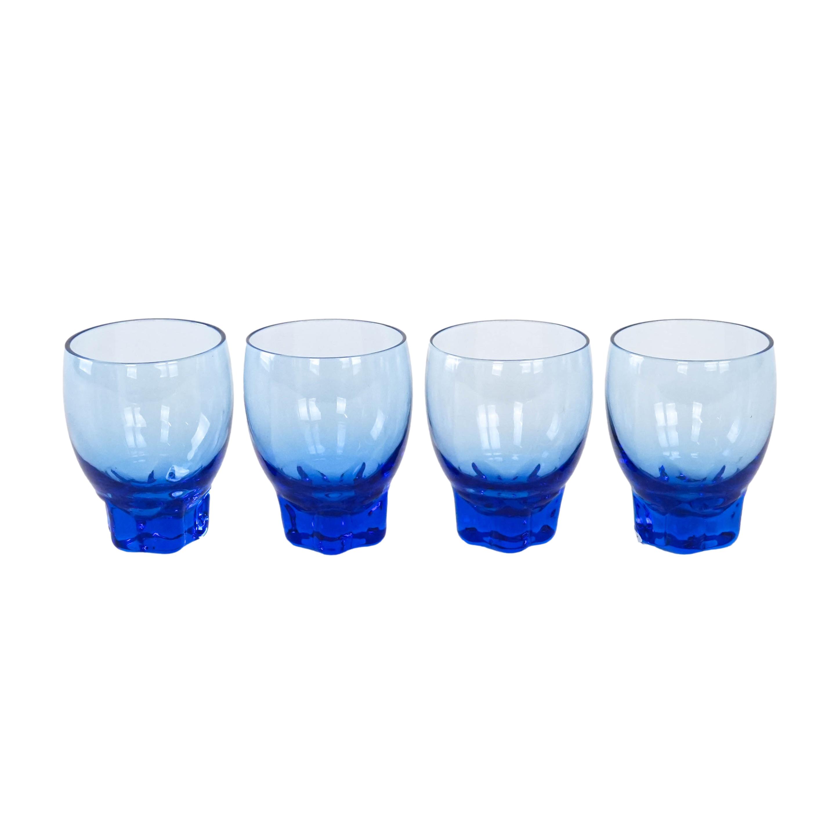4x Kobaltgläser Blau 