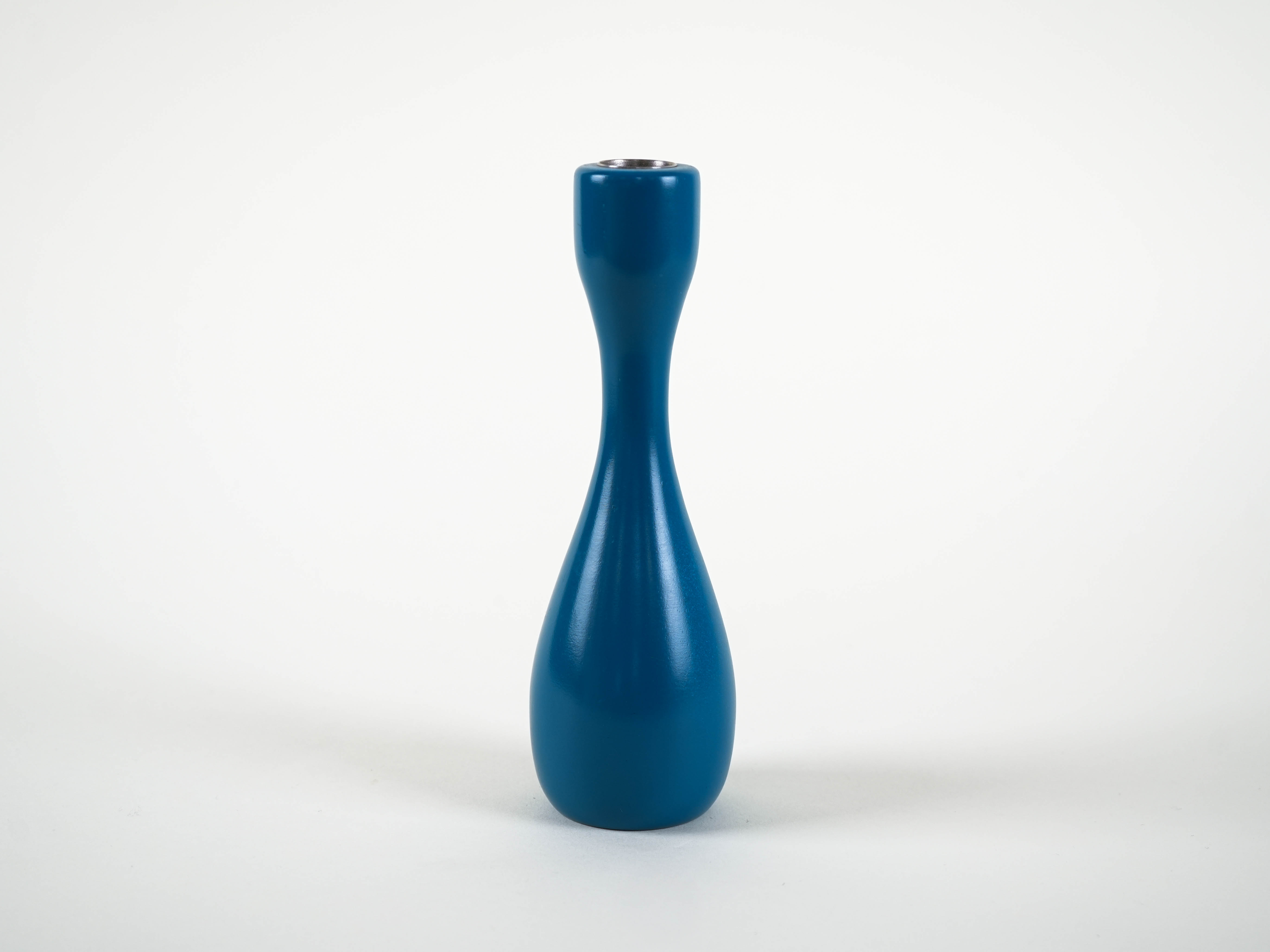 Candlestick 1970s Blue