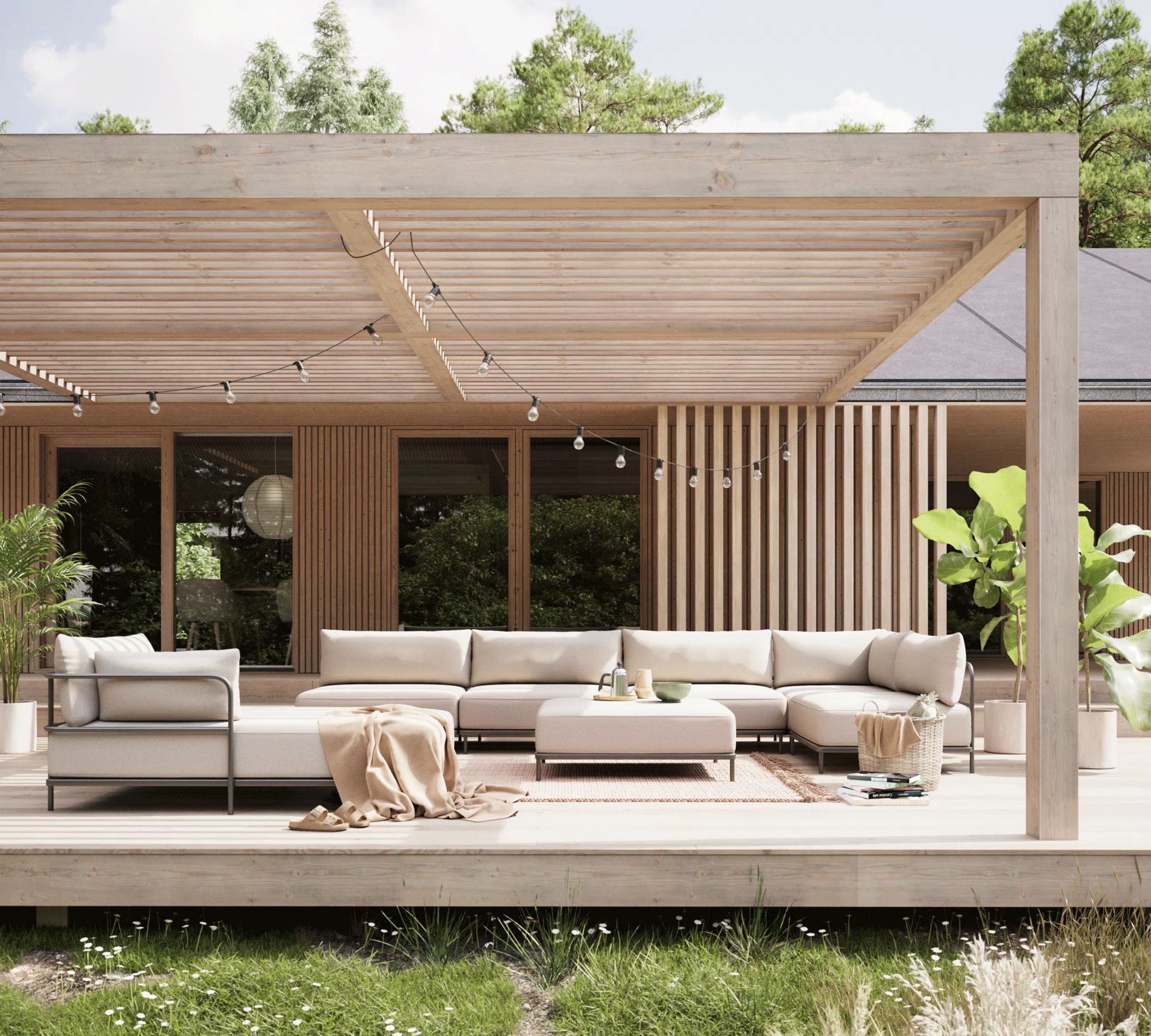 Vincent Outdoor 1-Seater Module Martinique