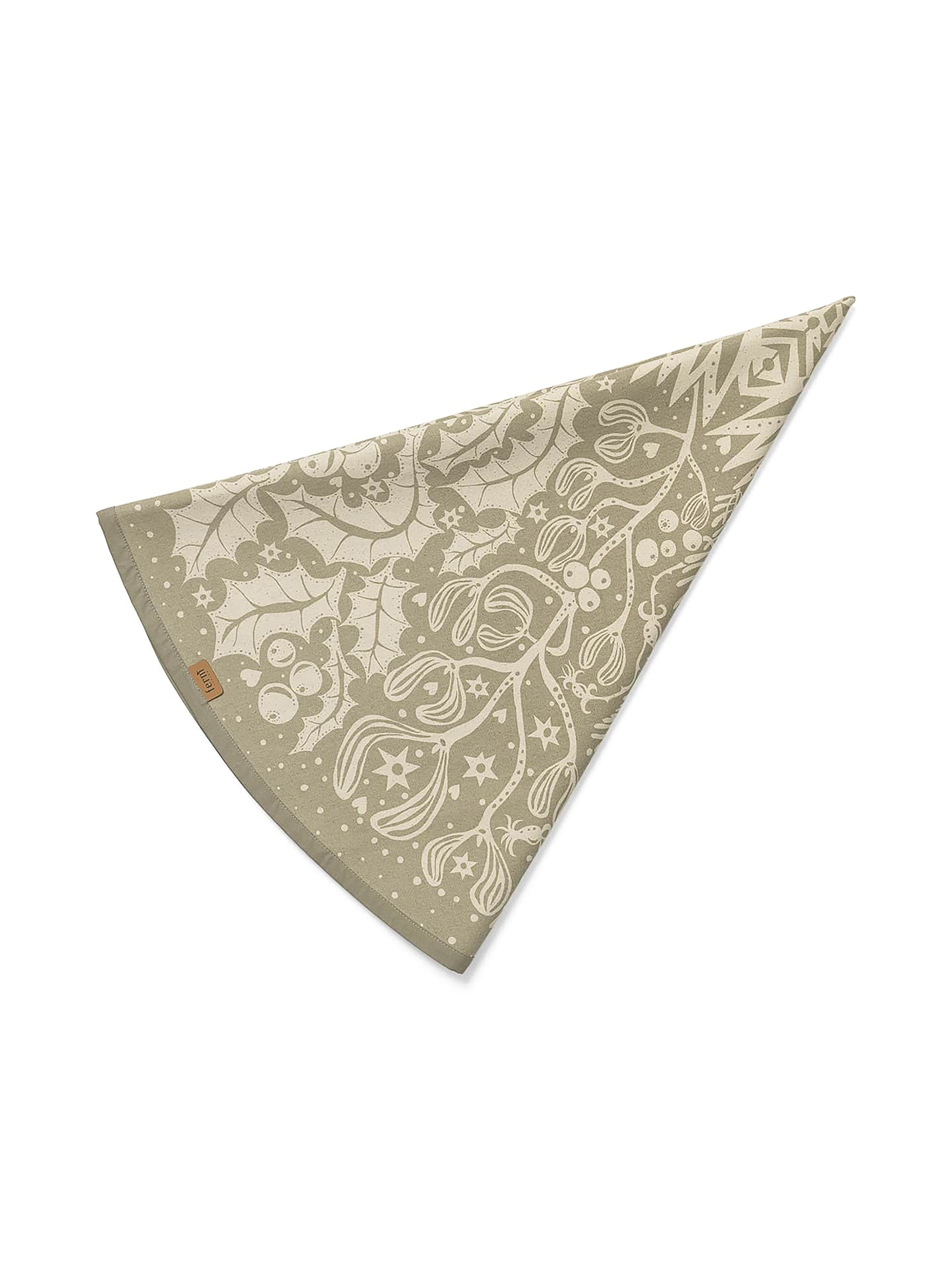 Winter Forest Christbaumdecke Beige