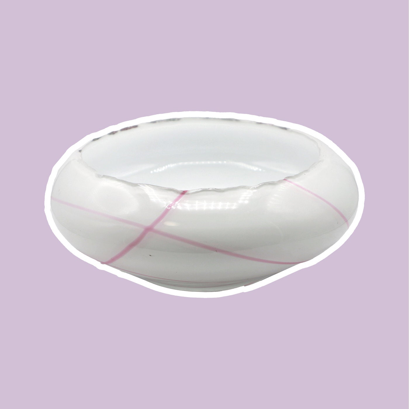 Vintage Schale Muranoglas 1970er Jahre