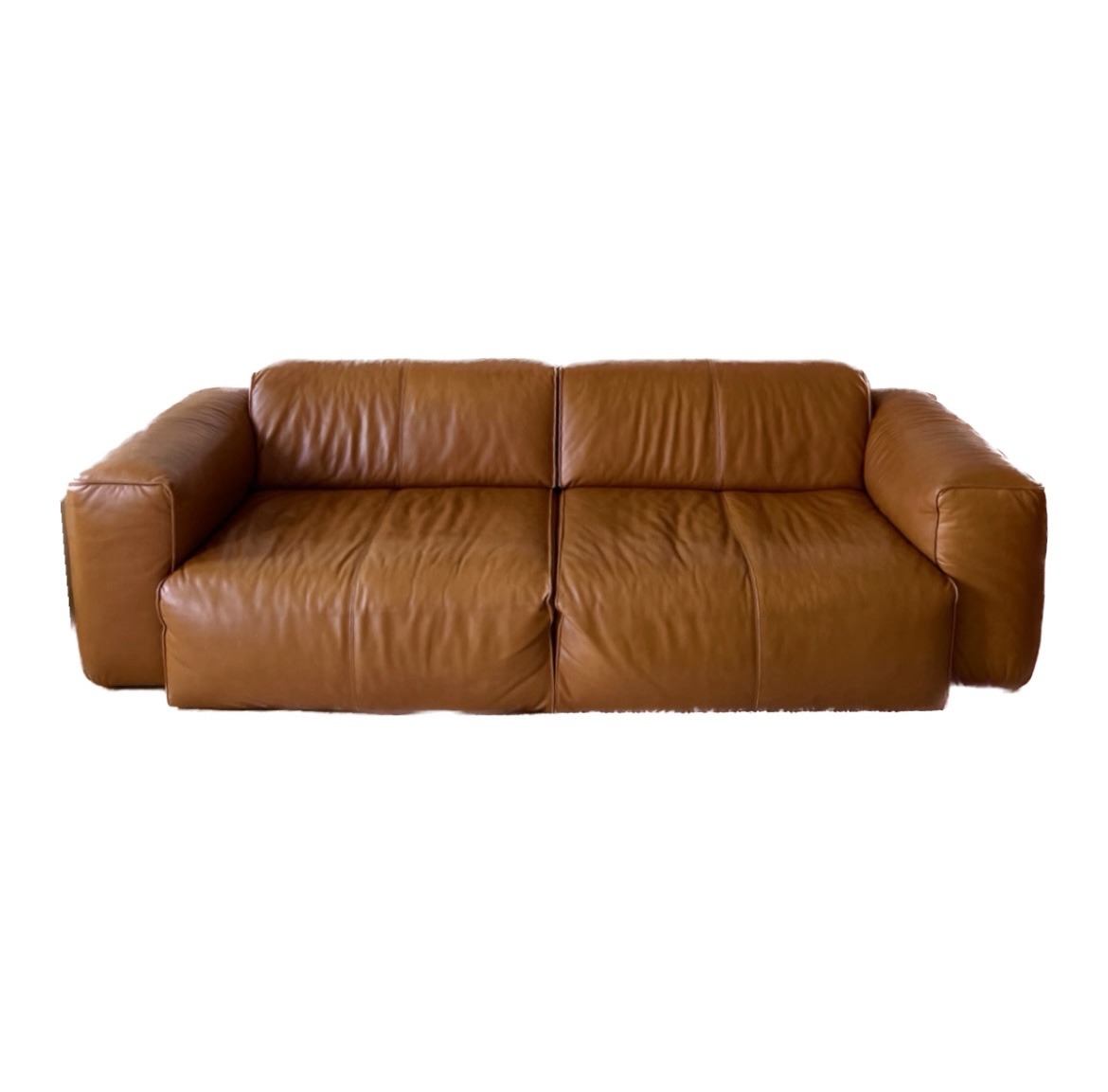 Sofa Hudson II Echtleder Braun