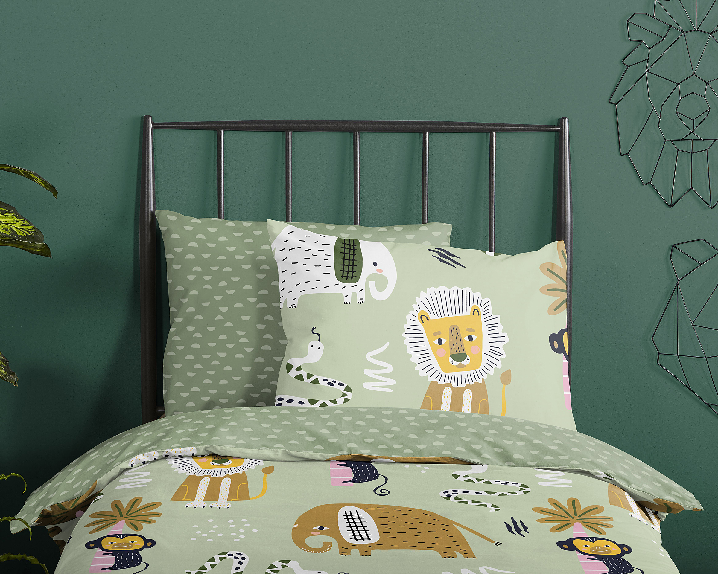 Udera Renforcé Children's Bedding 2-piece Light Green