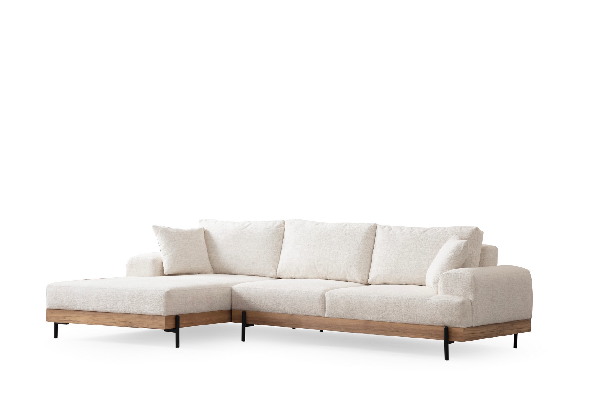 Eti Corner Sofa Left White