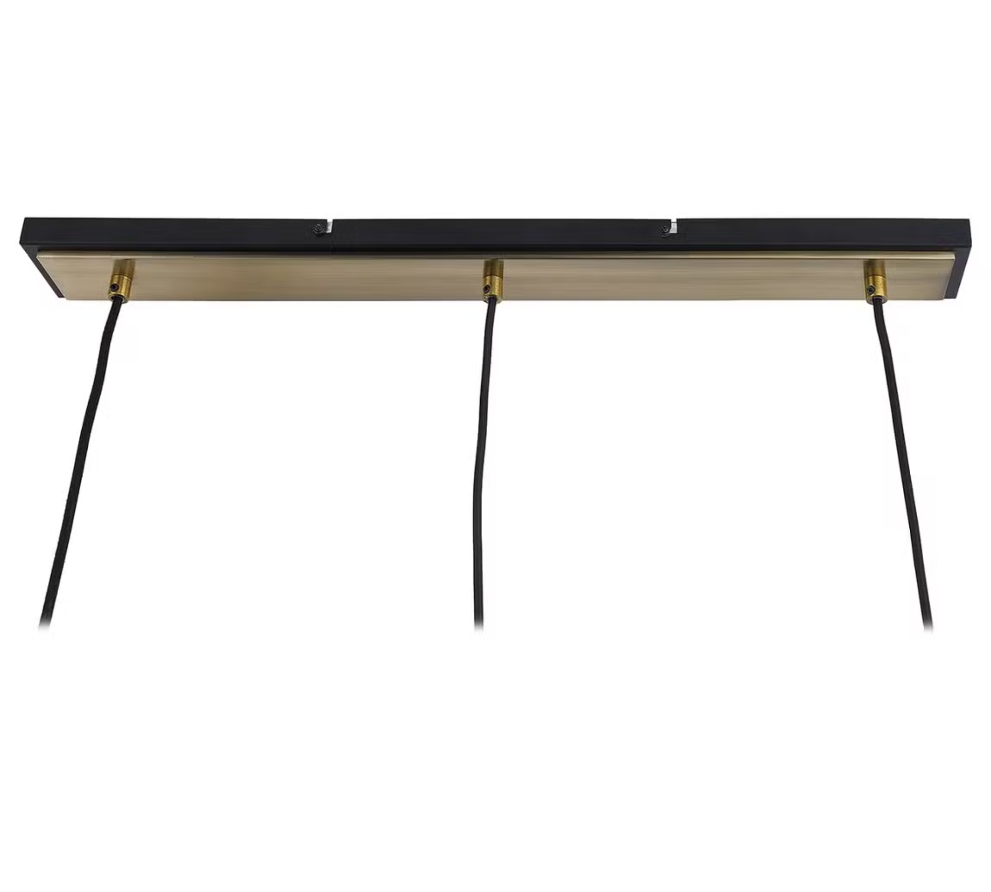 Pendant lamp 3-light smoky glass iron