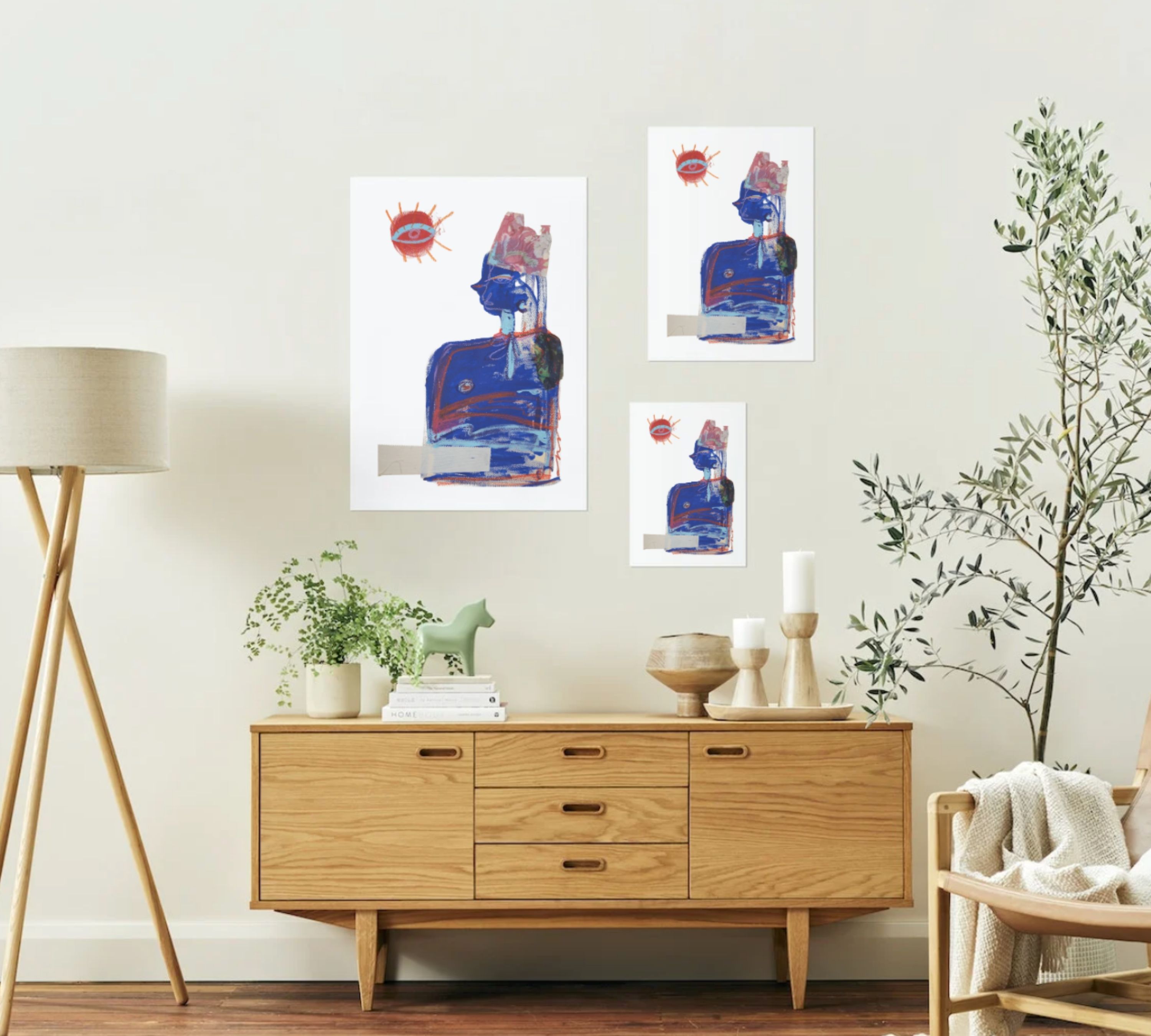 Dialogos Art printMulticolor