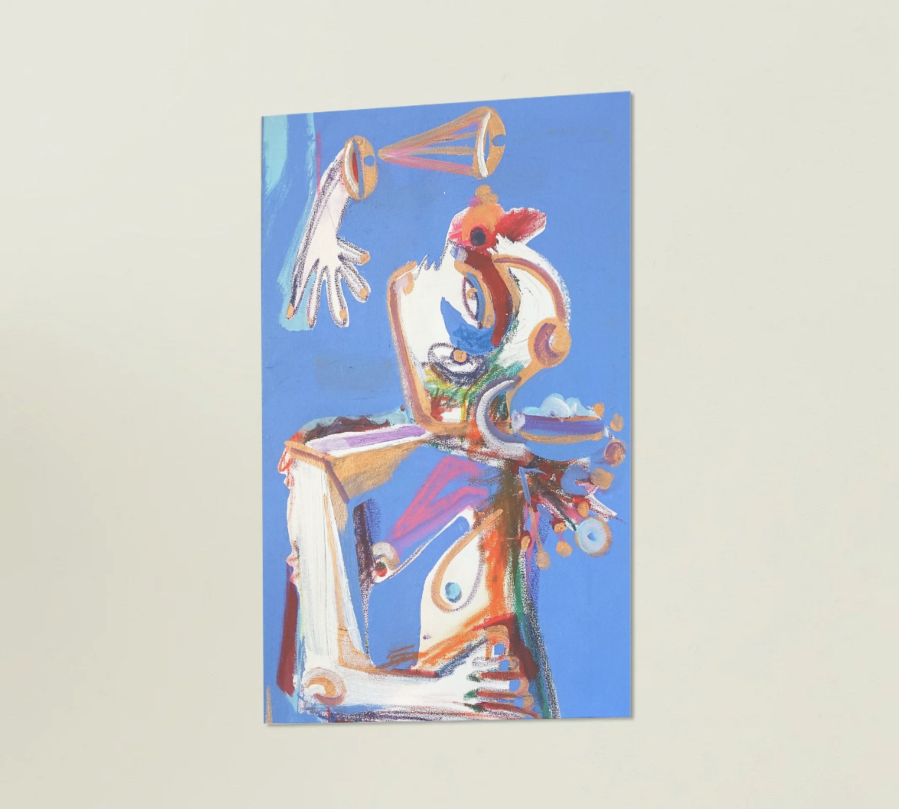 Hermes Stampa d'arte Multicolore