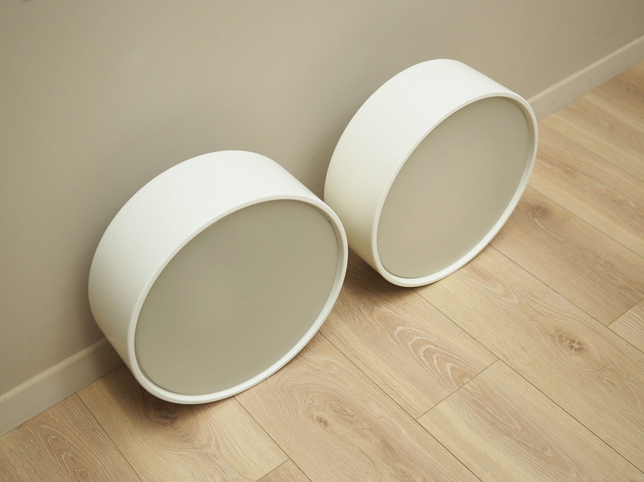 2x Wall lamp metal 1990s