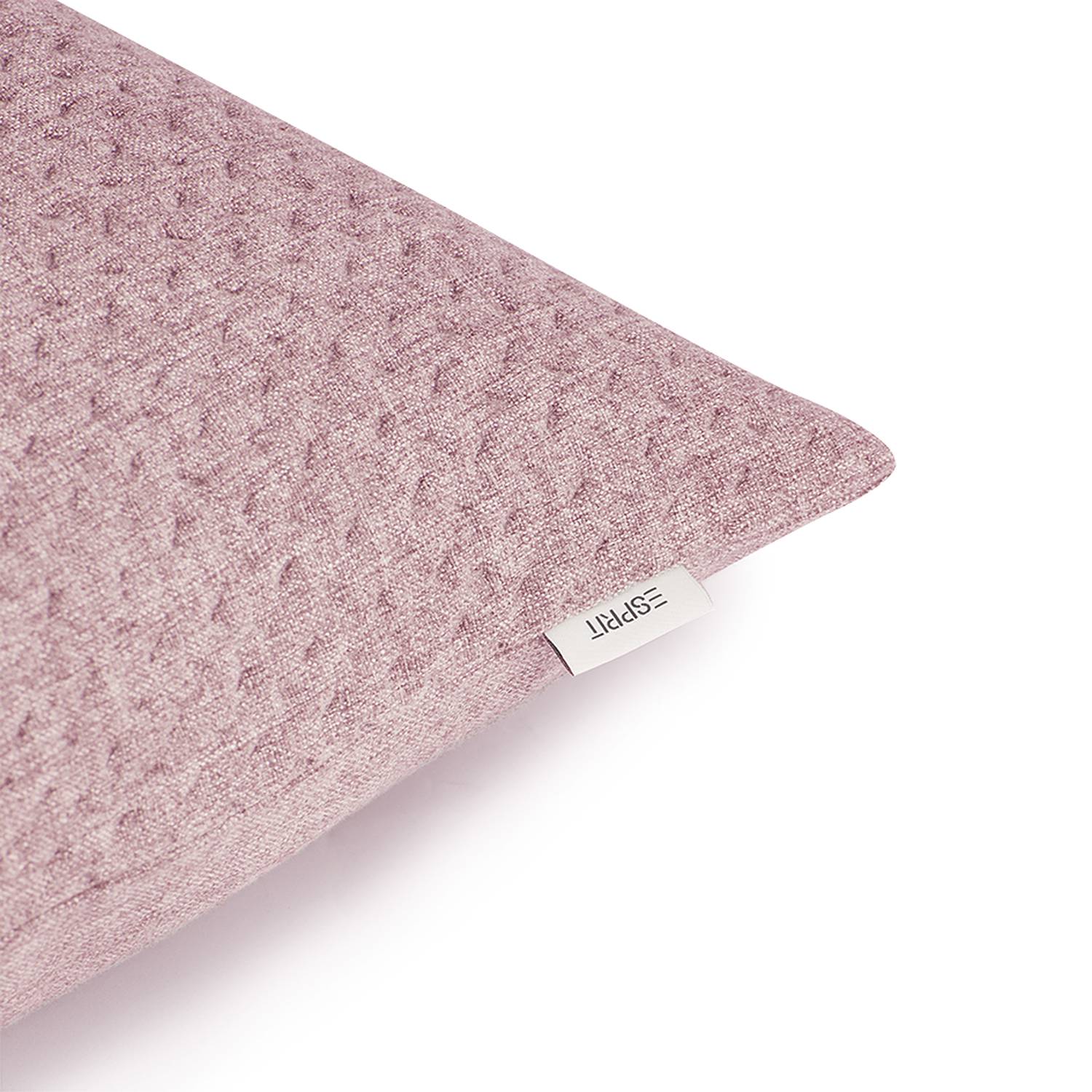 Harp Structure Kissenbezug Polyester Rosa 60 x 60 cm