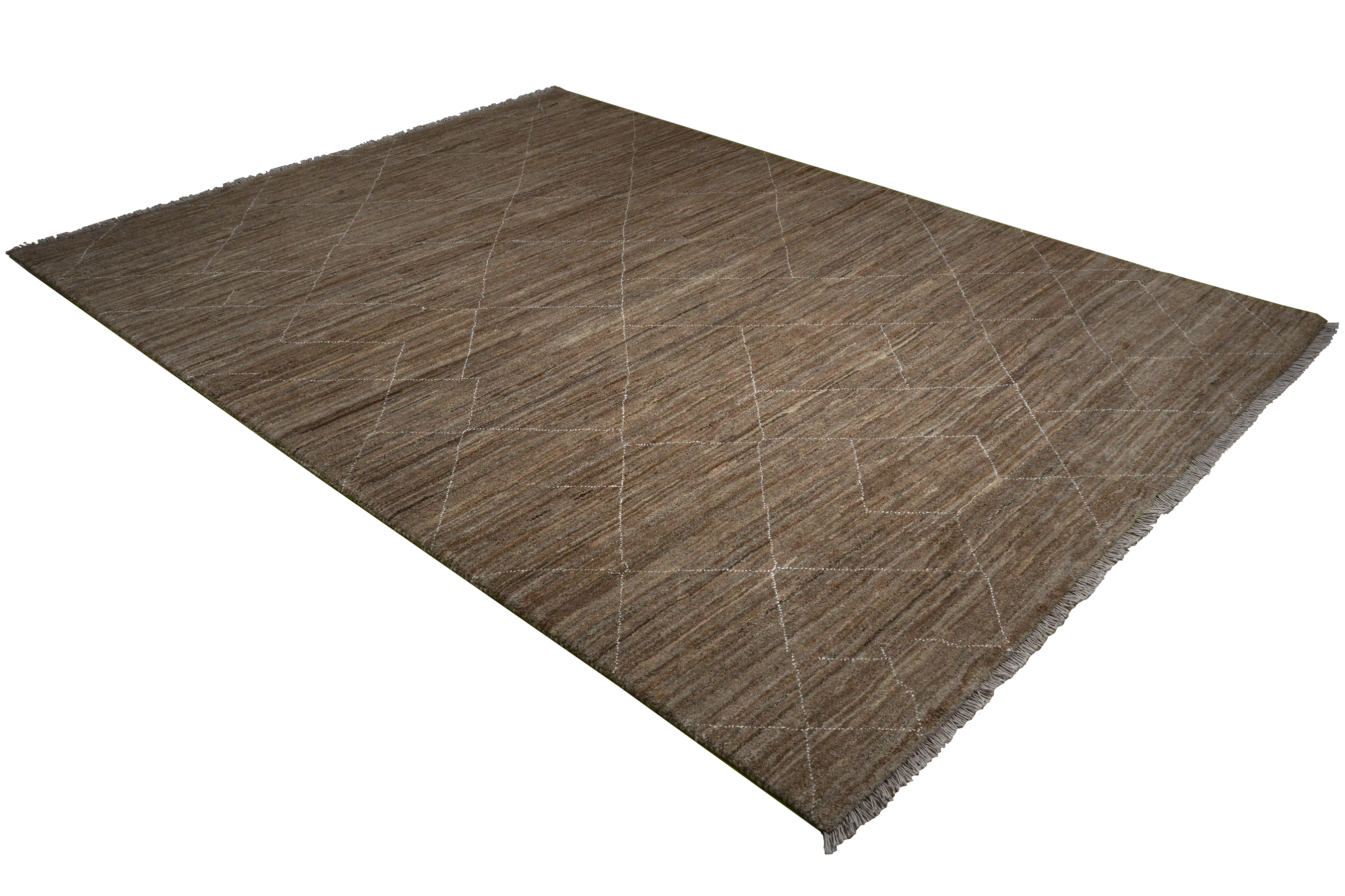 Gabbeh Basi Carpet Wool Brown