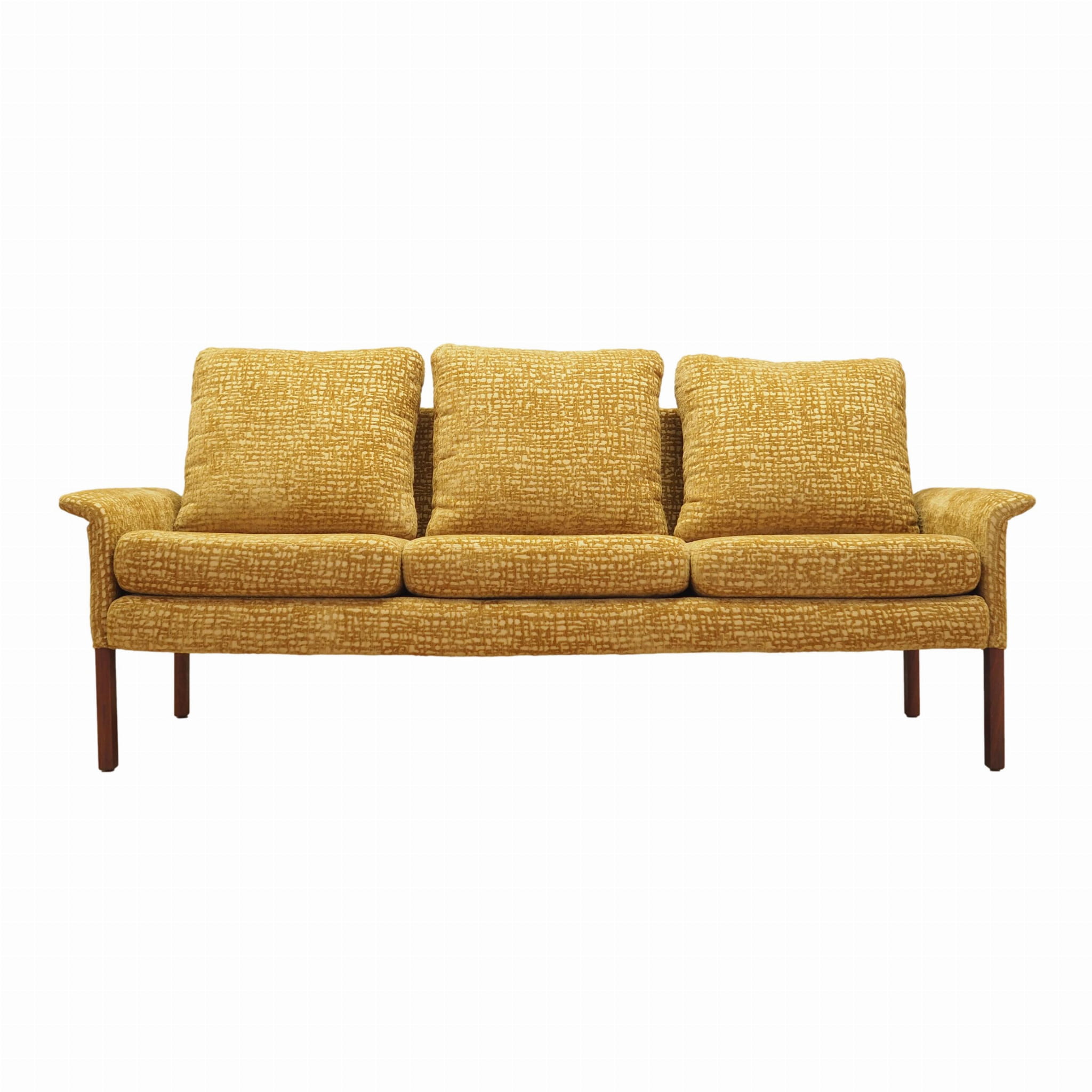 3-Sitzer Sofa Gelb 1960er Jahre