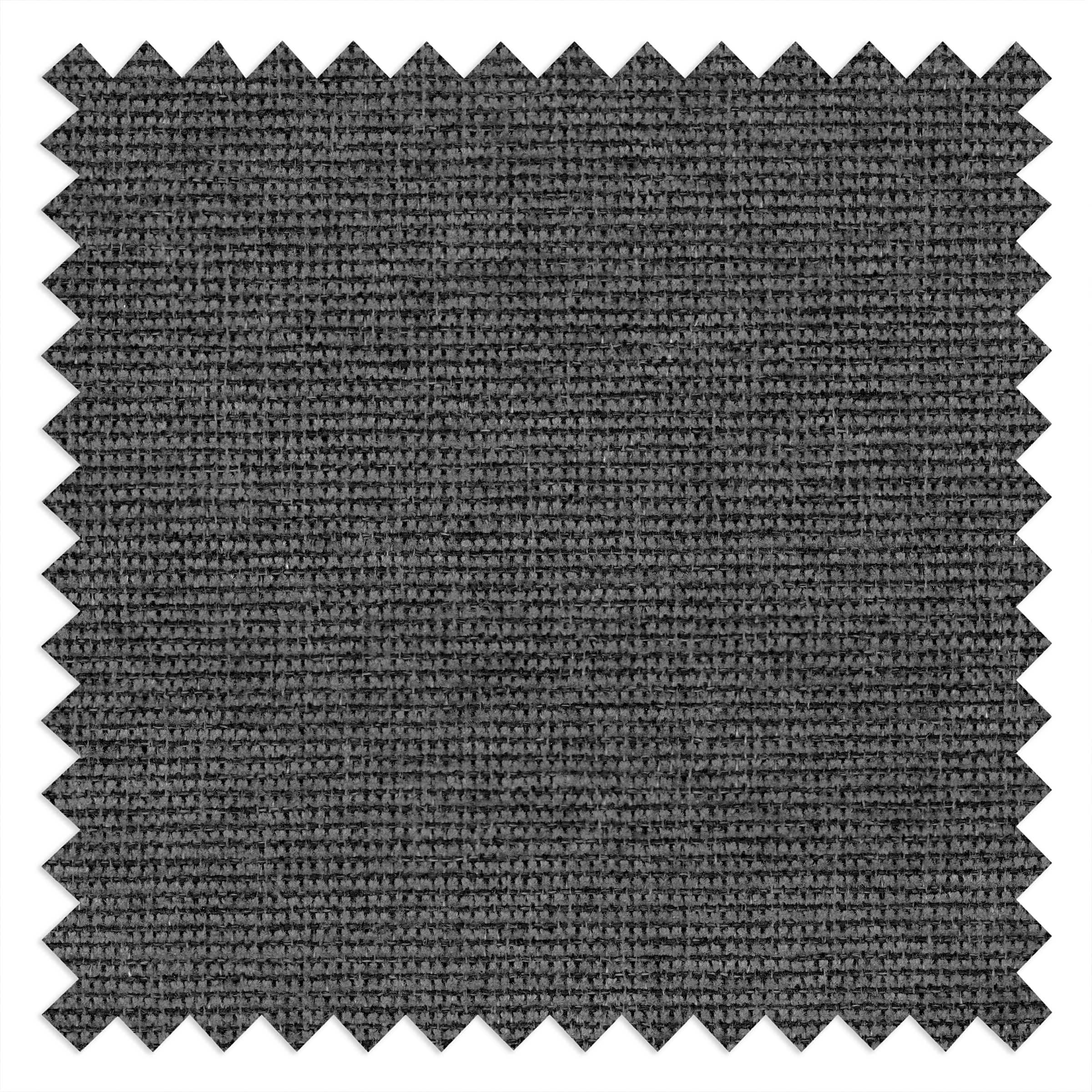 2x Bonito Upholstered Chair Structured Fabric Steel Black Grey