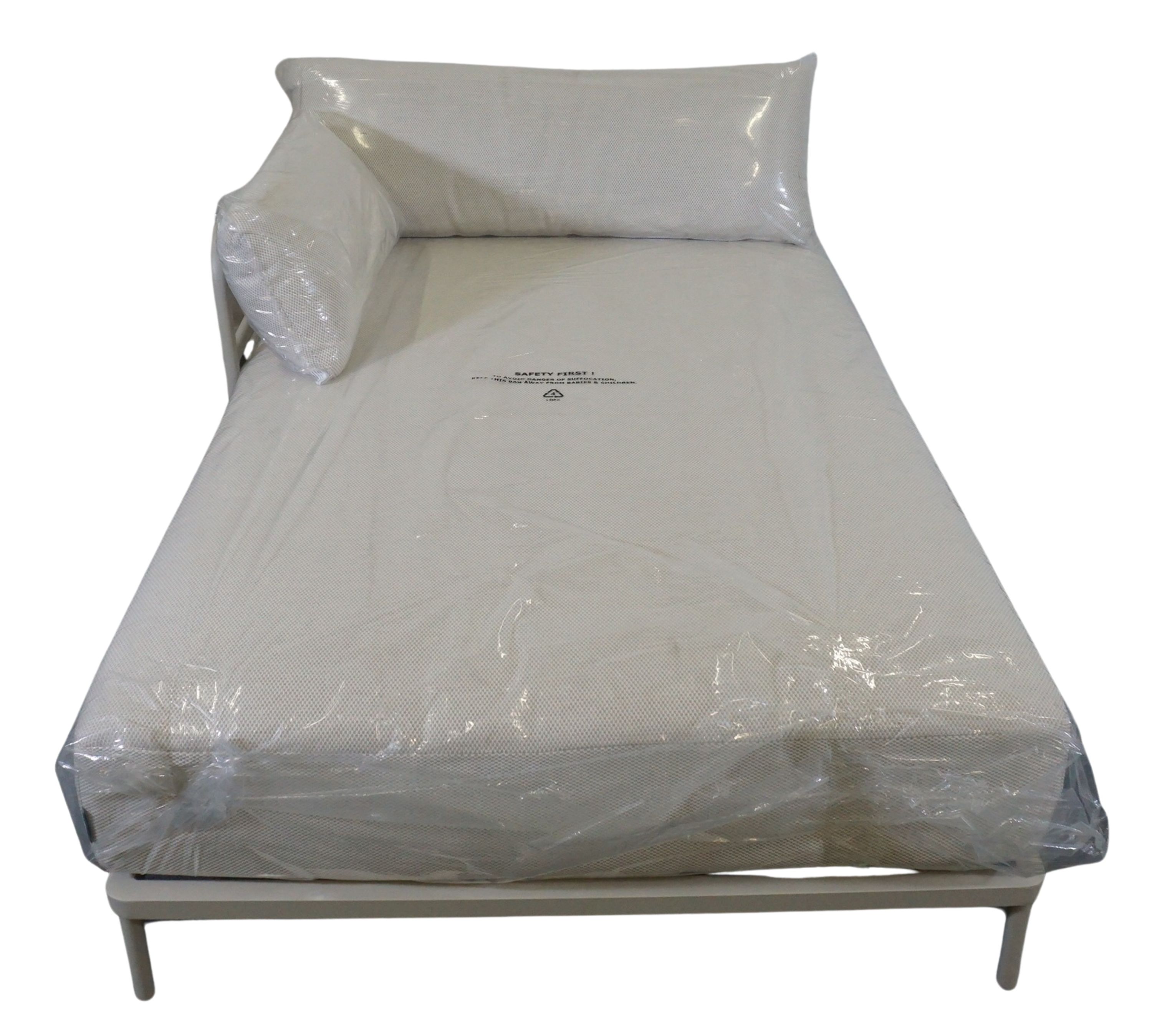 Vincent Outdoor Chaiselongue Modul Links Sandshell
