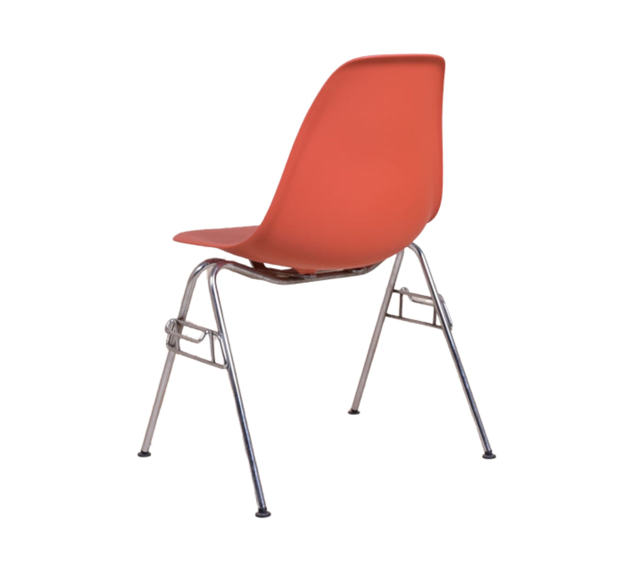 Eames DSS Plastic Side Chair Poppy Red
