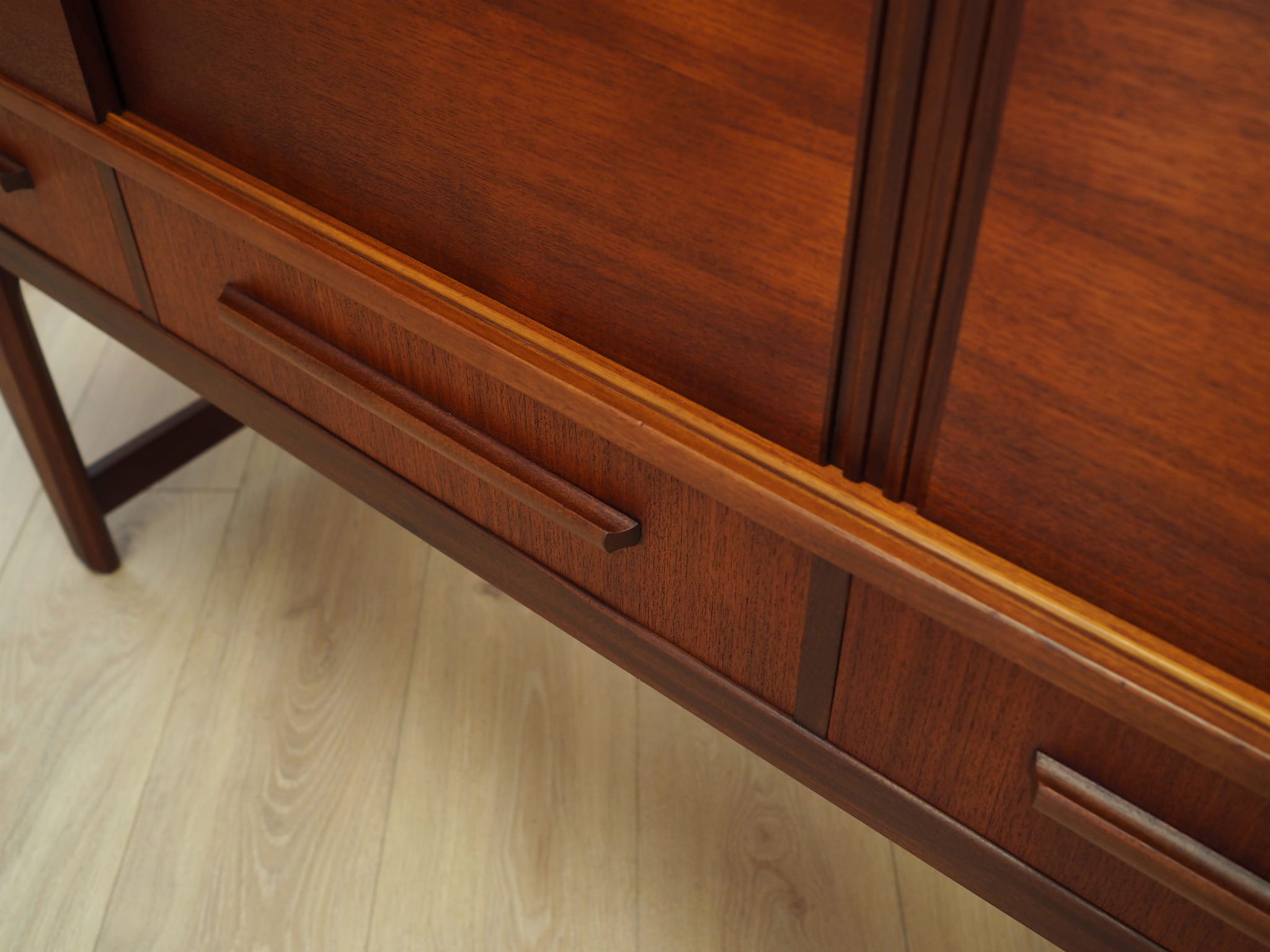 Vintage sideboard teak wood brown 1960s