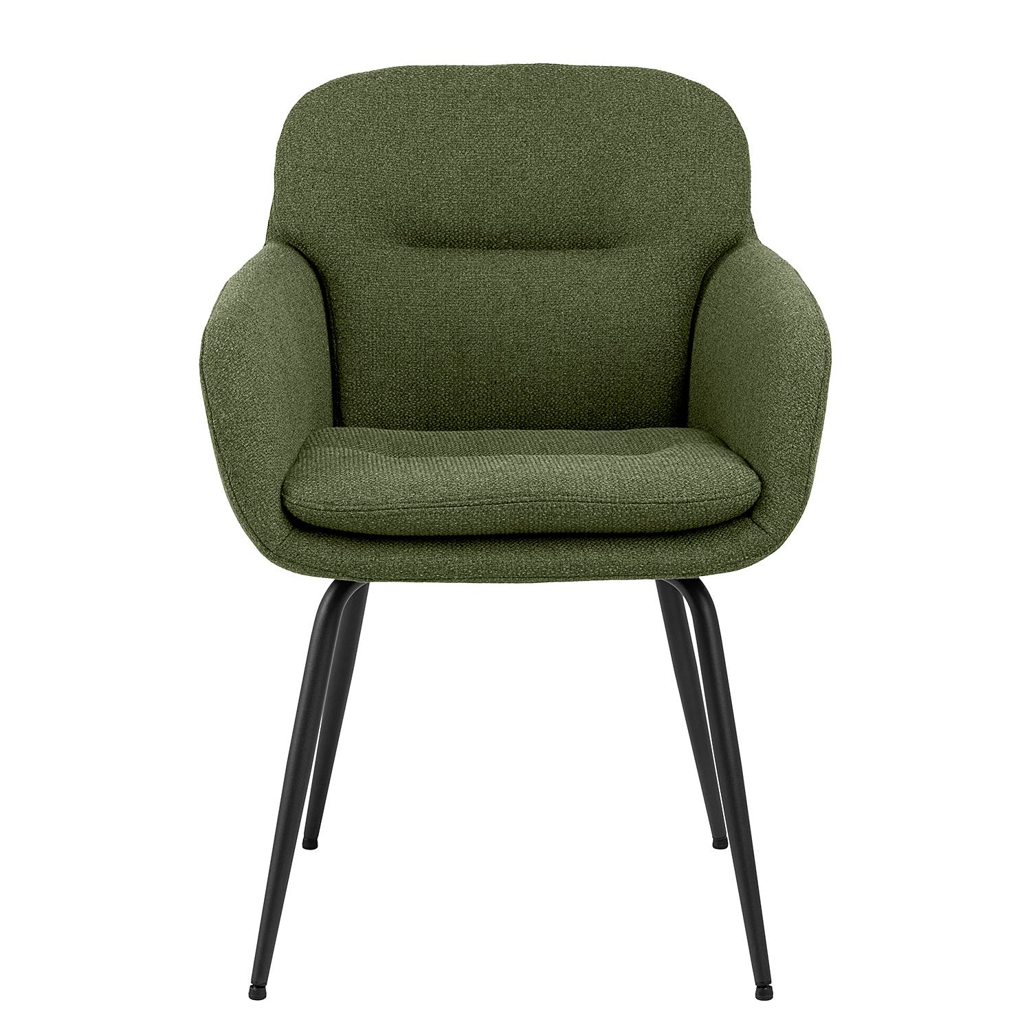 Armchair LAVINA Fabric Steel Dark Green