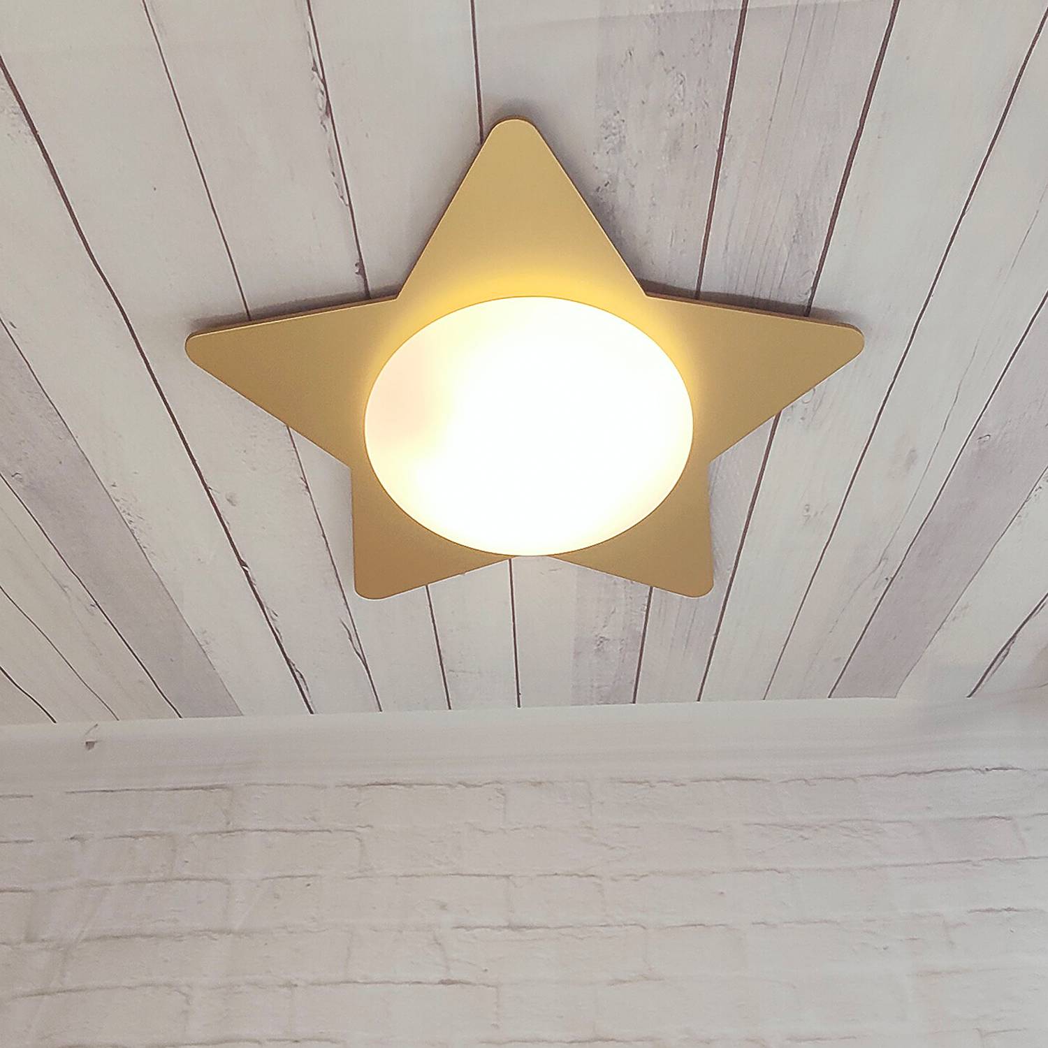 Children's room lamp Livane Gold