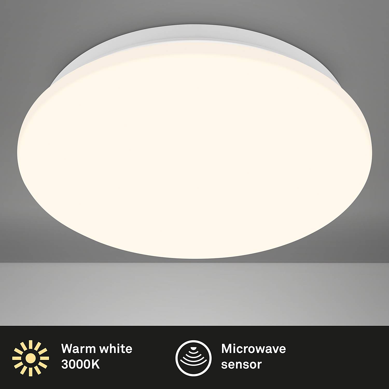 LED Deckenleuchte Soreira Aluminium Weiß