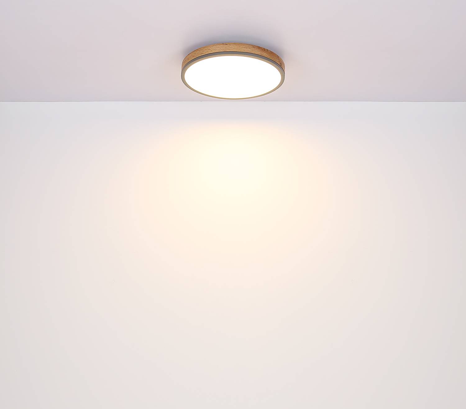 1-Flammig LED-Deckenleuchte Doro Typ H Acrylglas Eisen