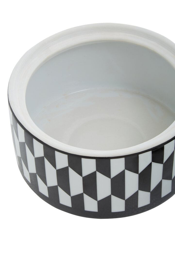 Marlo Big Geometric Printed Ceramic Jewelry Box