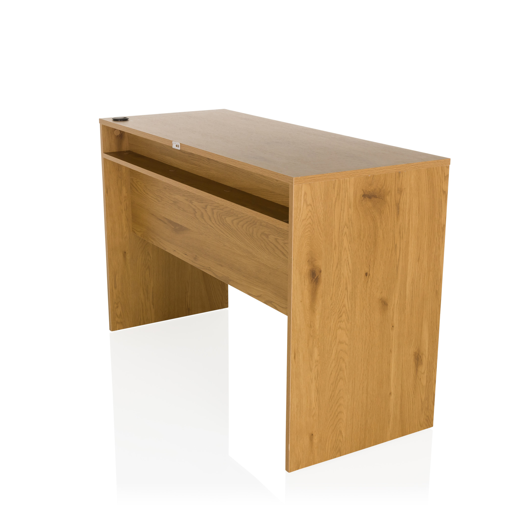 BERGA Desk with 2 drawers Oak White