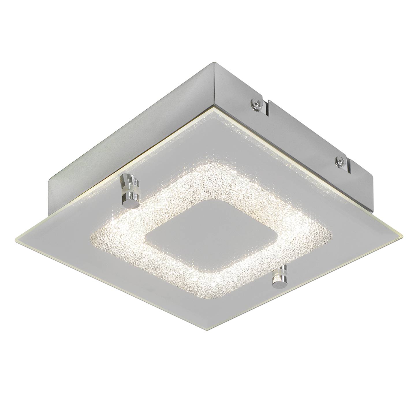 LED-Deckenleuchte Mirror Spiegelglas Silber