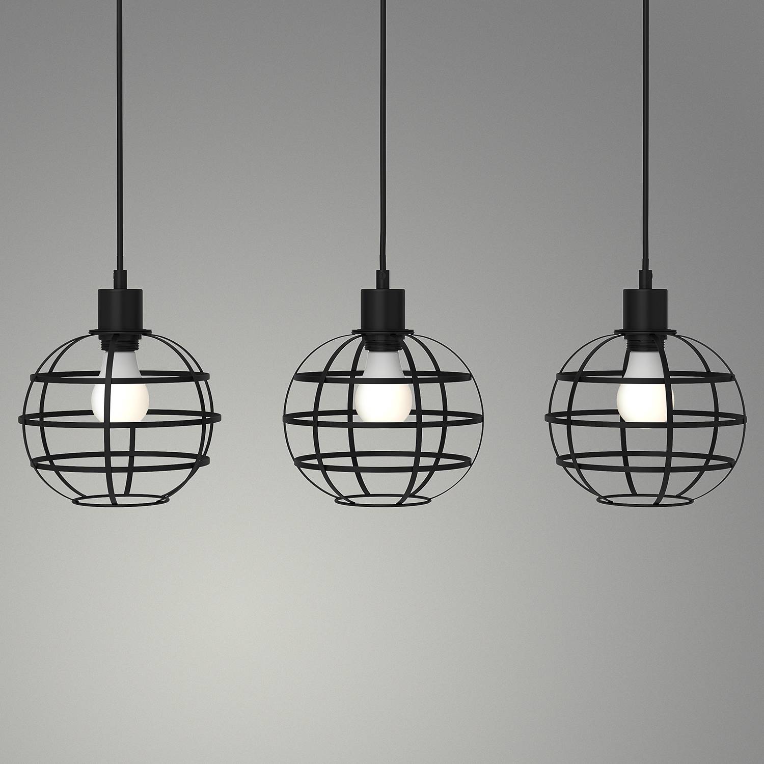 Le Vey I Pendant Lamp Iron 3-light