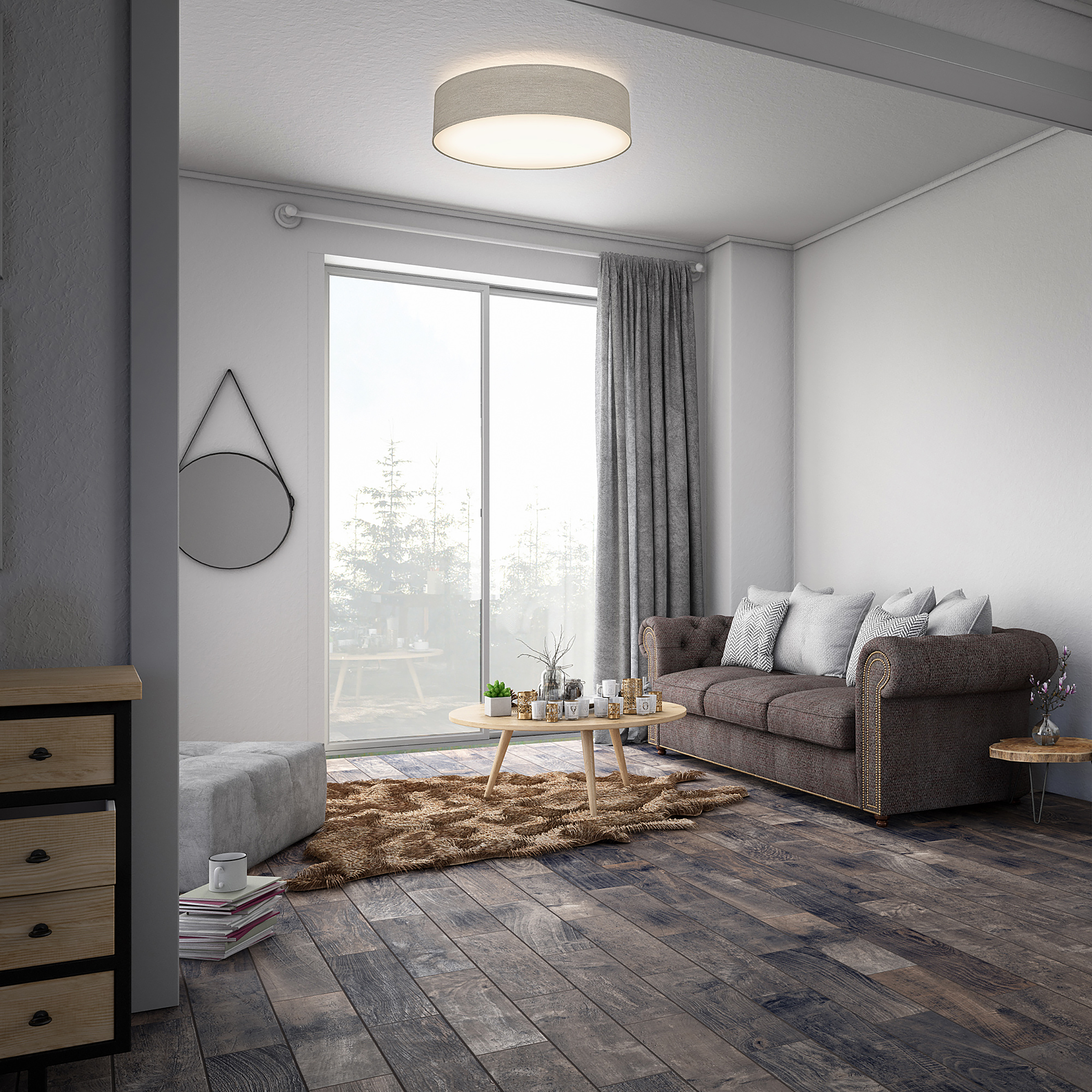 Auho Typ A Deckenleuchte Beige