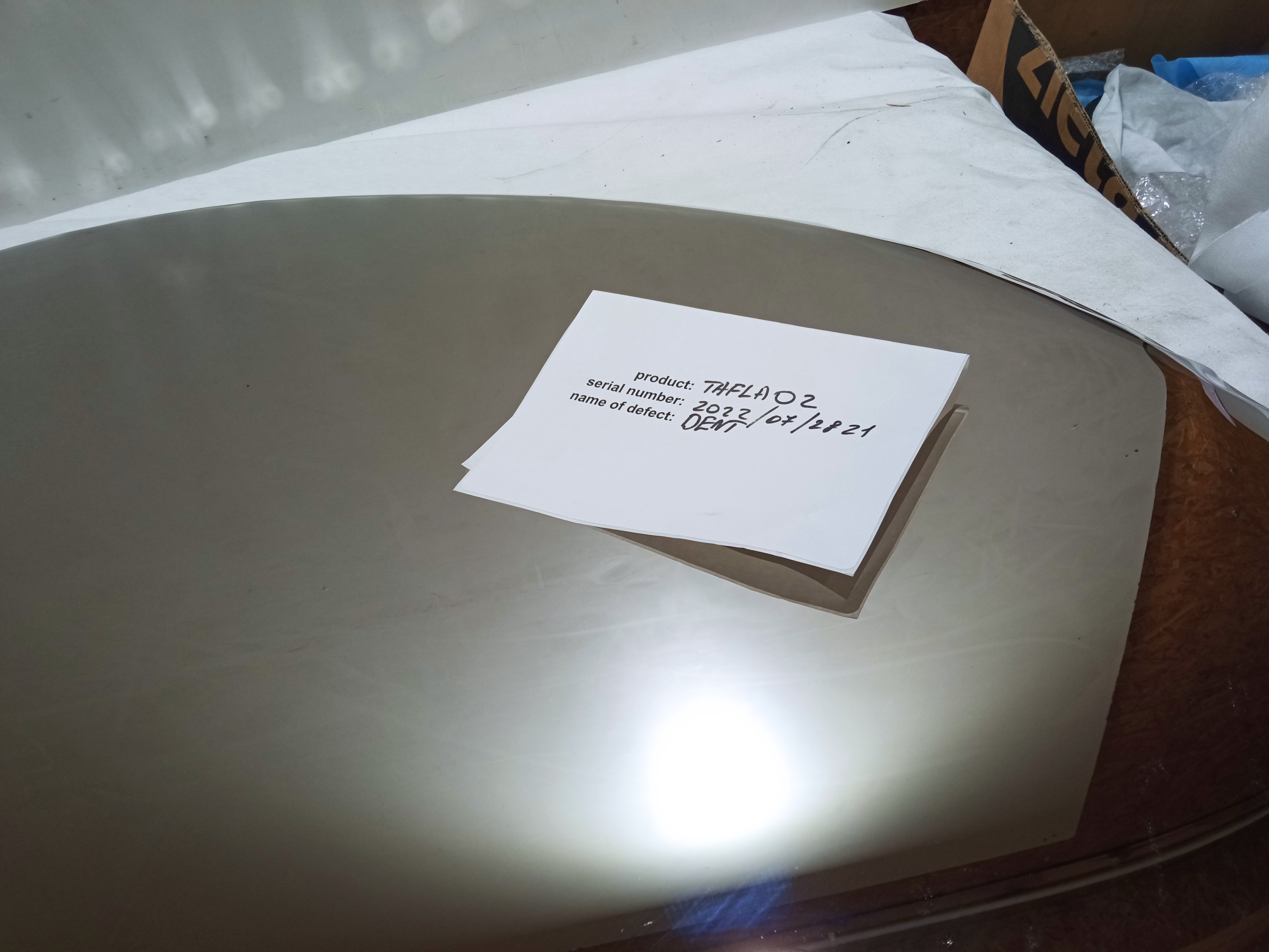 Table Mirror O2 Stainless Steel Polished Silver