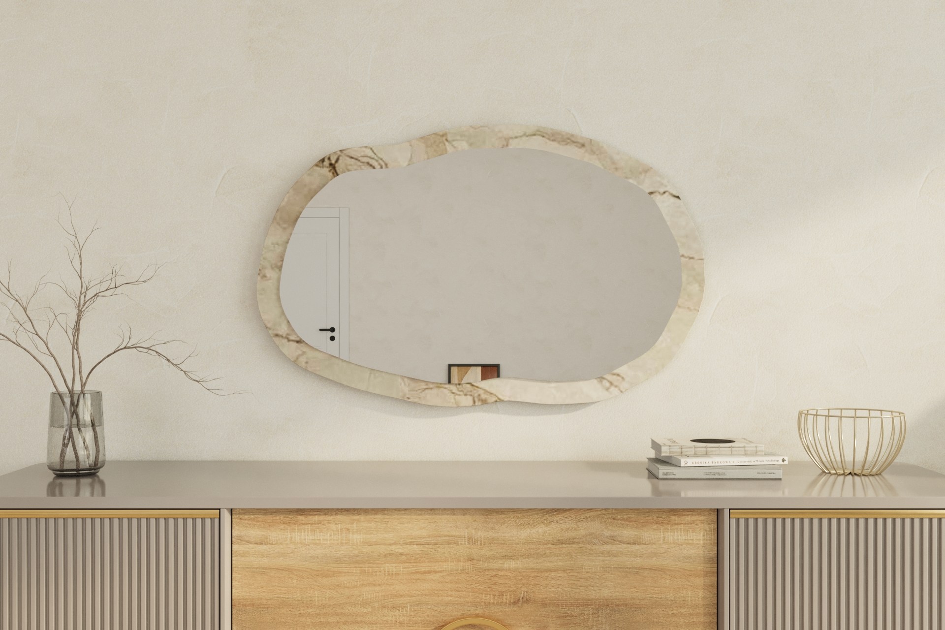 Lossa Spiegel Ephesus Marmoroptik