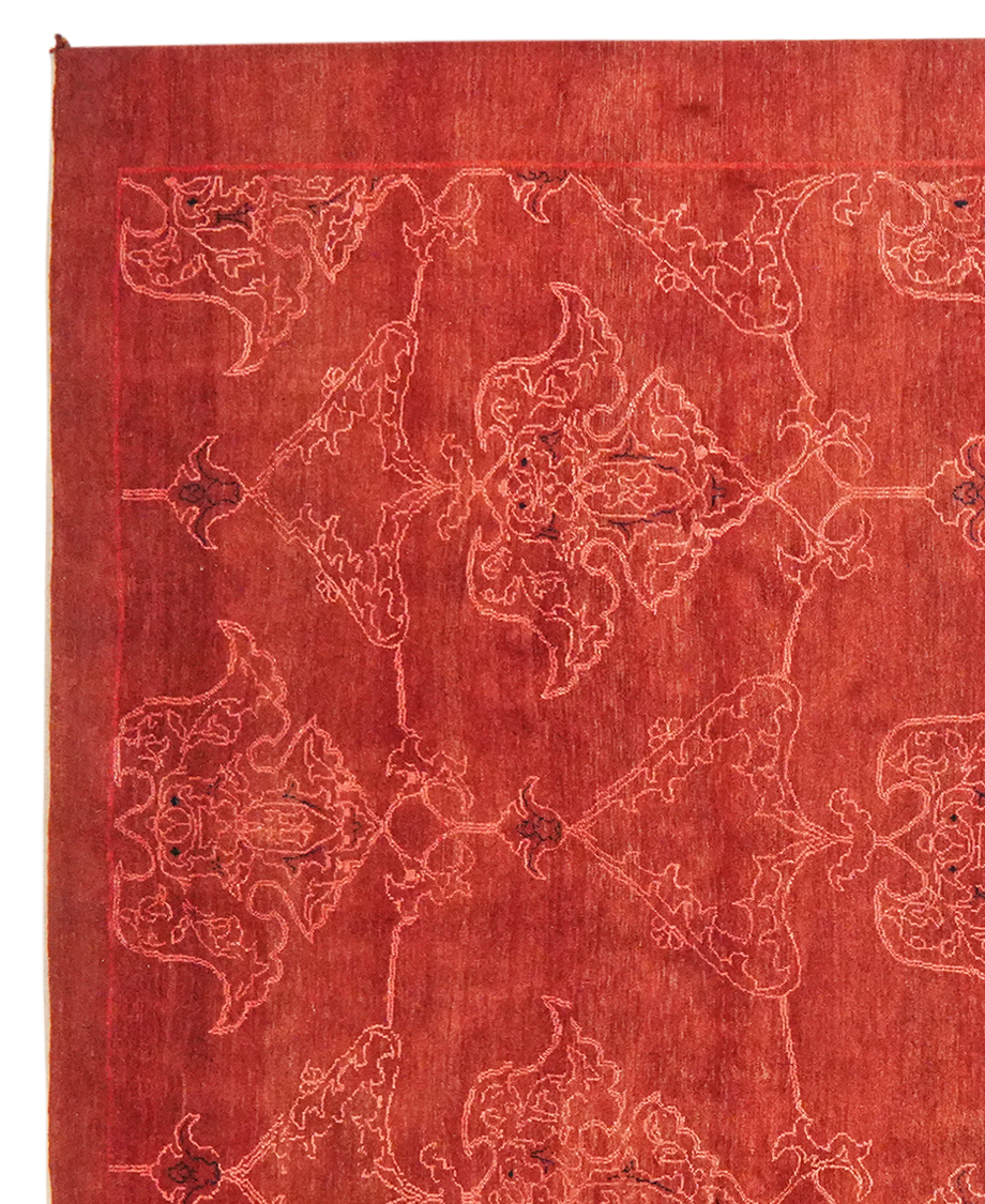 Rizbaf Gabbeh-Teppich Wolle Rot