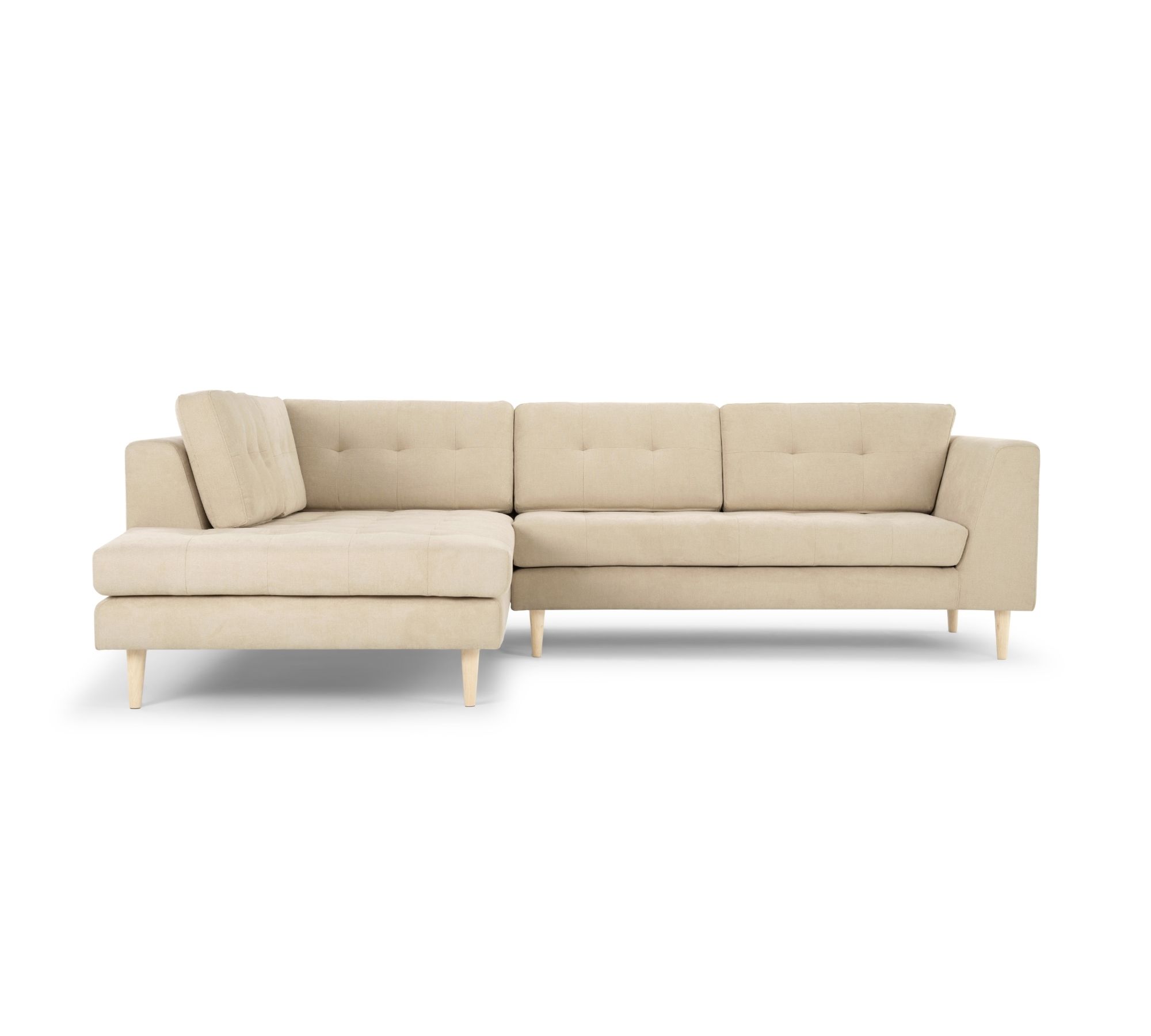 Nelson Ecksofa Récamiere Links Form Cream