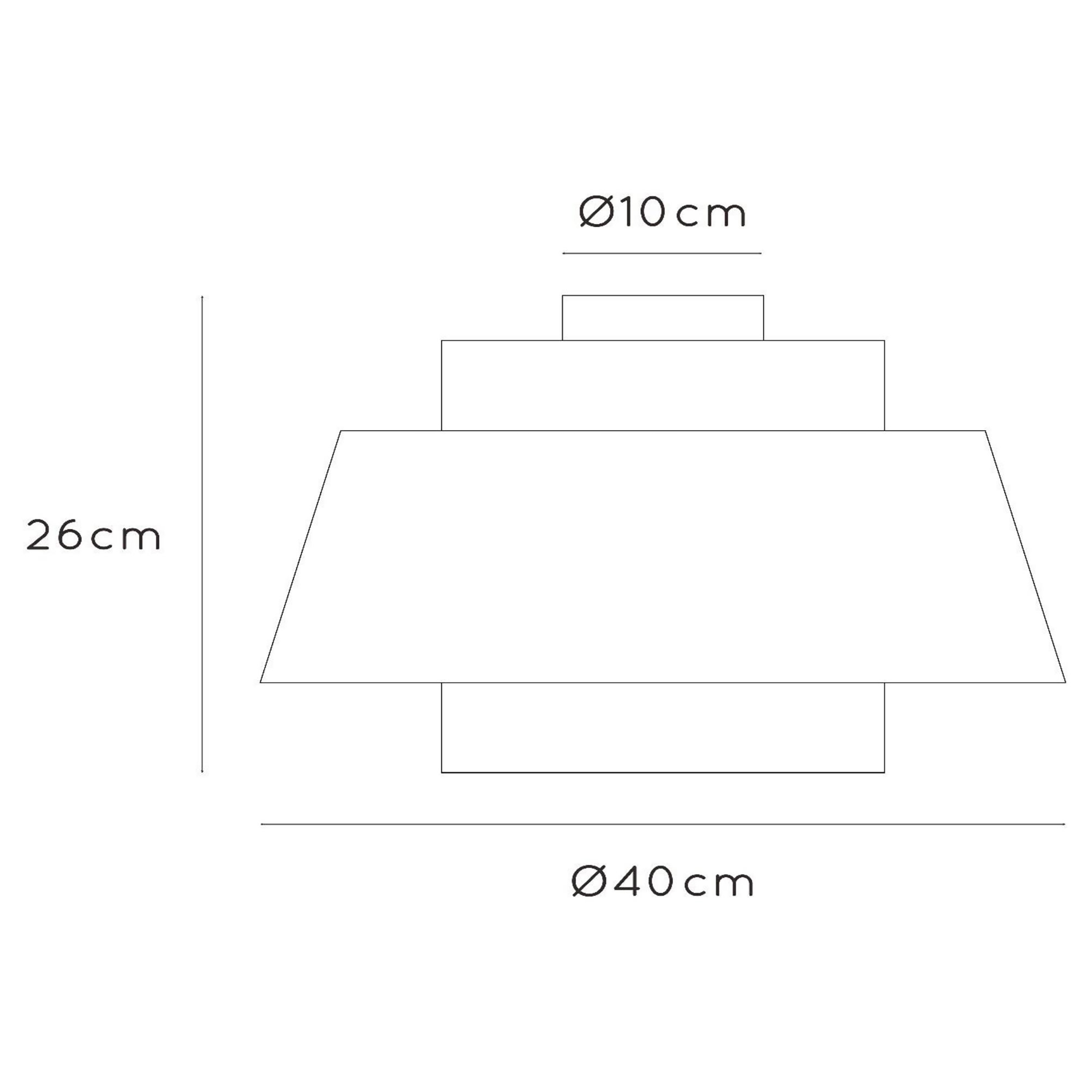 Tribute Deckenleuchte Beige