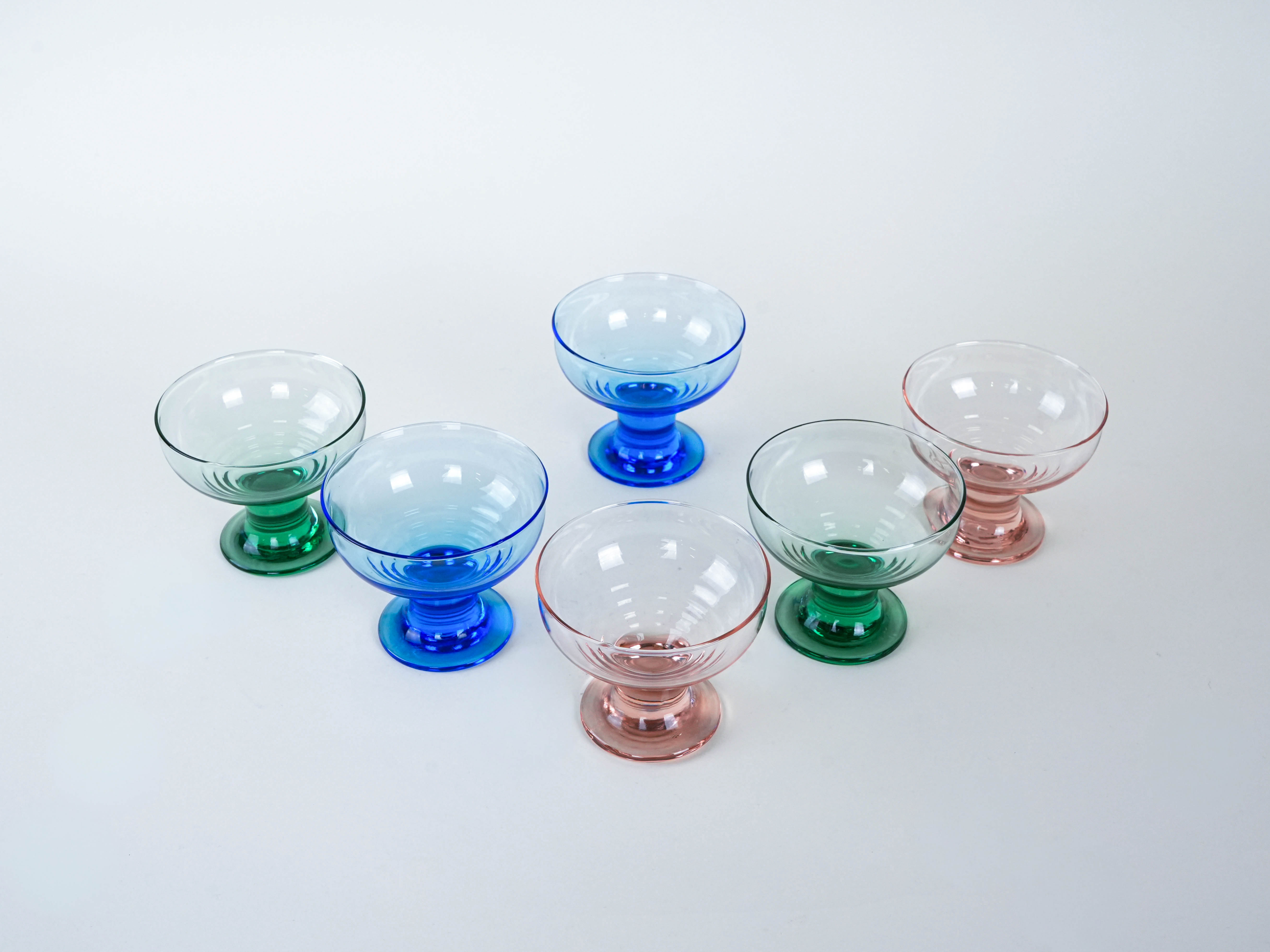 Dessert bowl set Multicolored 1970s