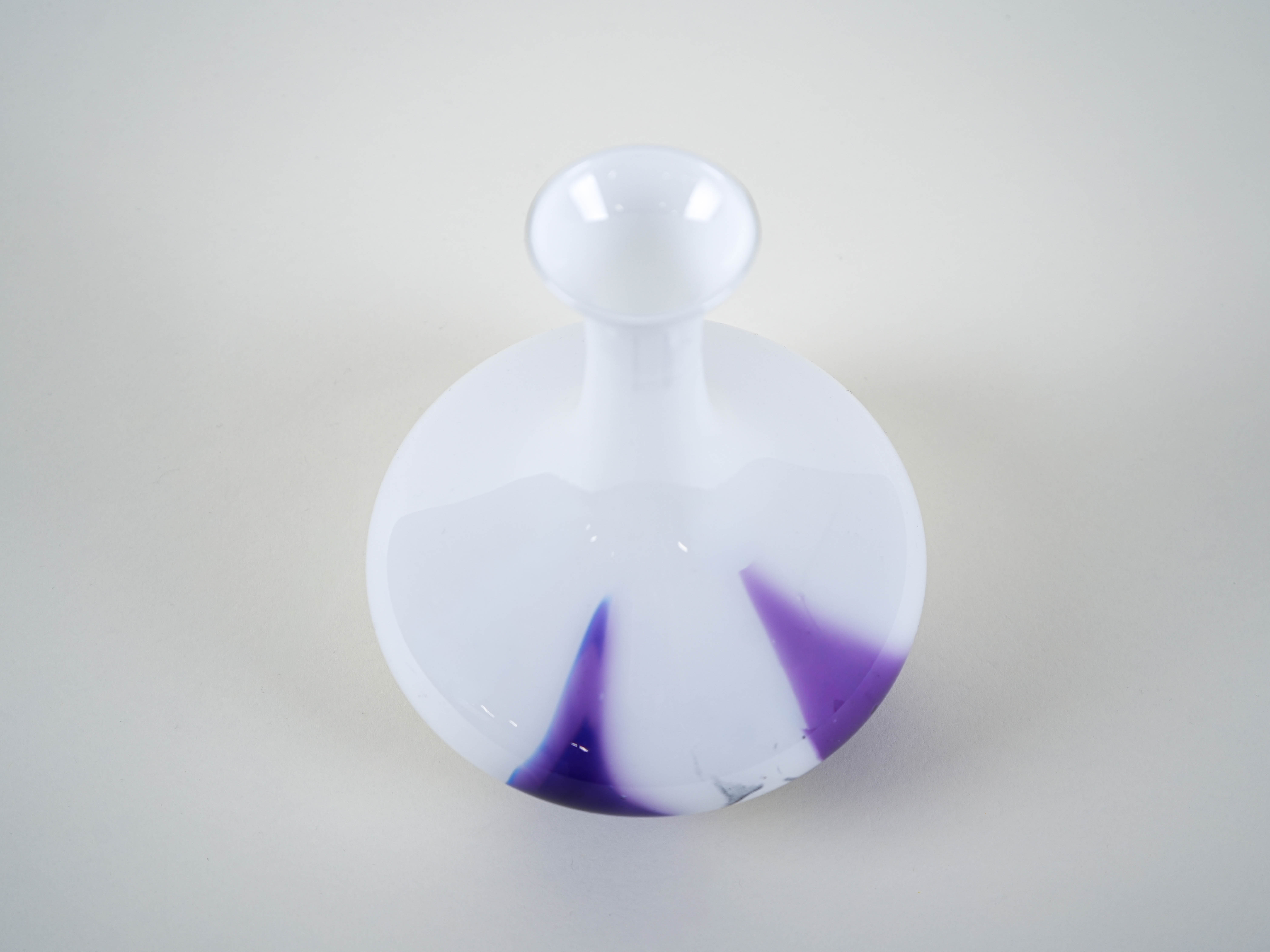 Glass vase 1970s