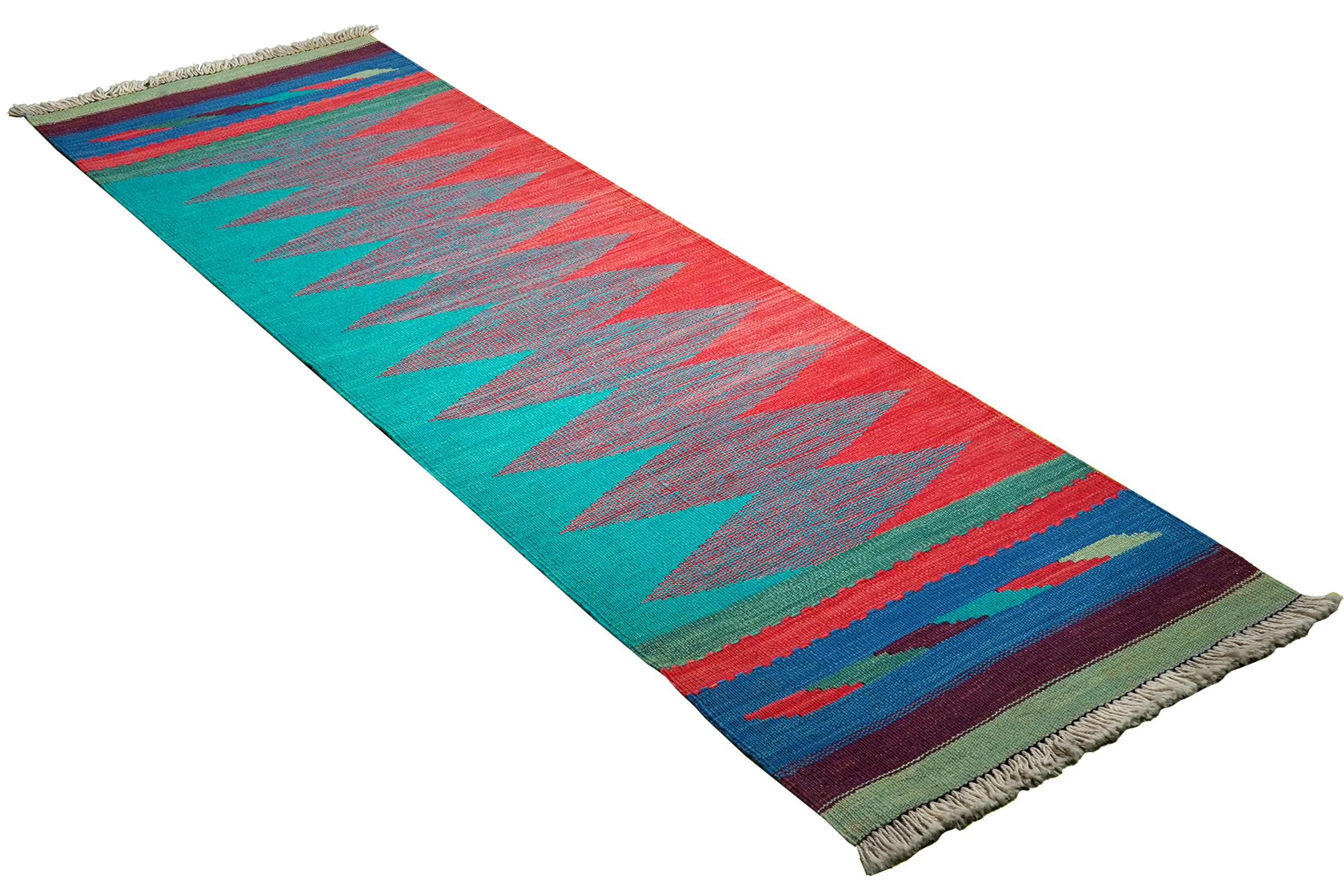 Kilim Gashgai Teppich Mehrfarbig