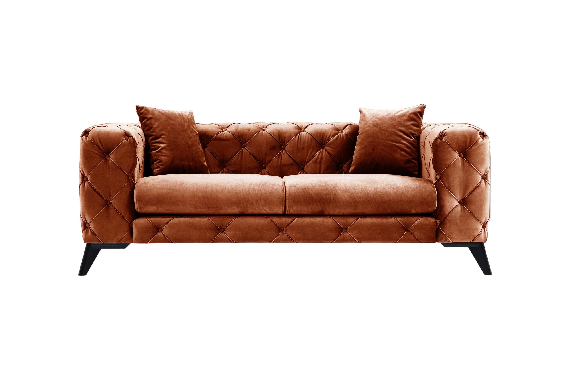 Como Sofa 2-Sitzer Orange