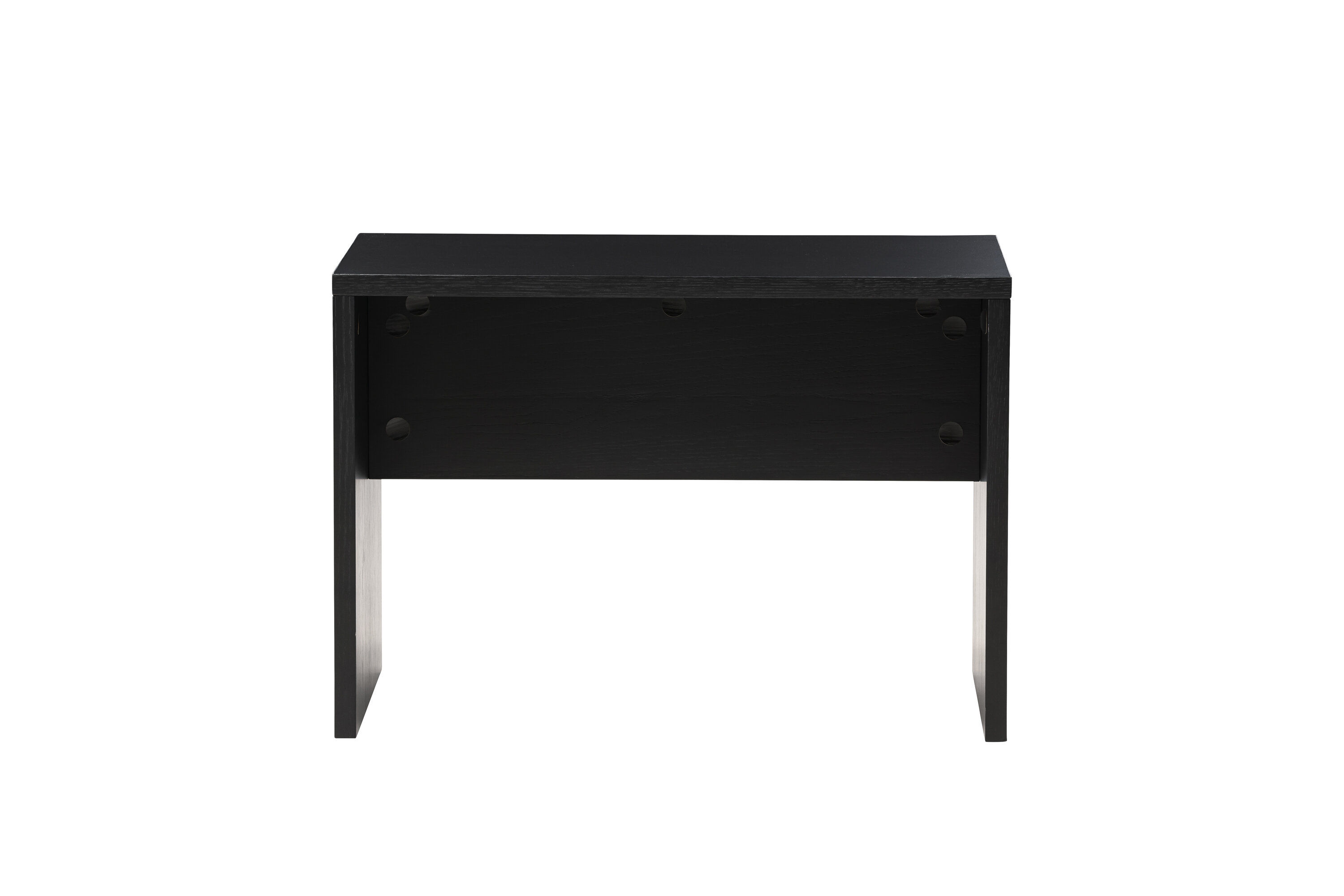 Juni Beistelltisch Furnier Schwarz