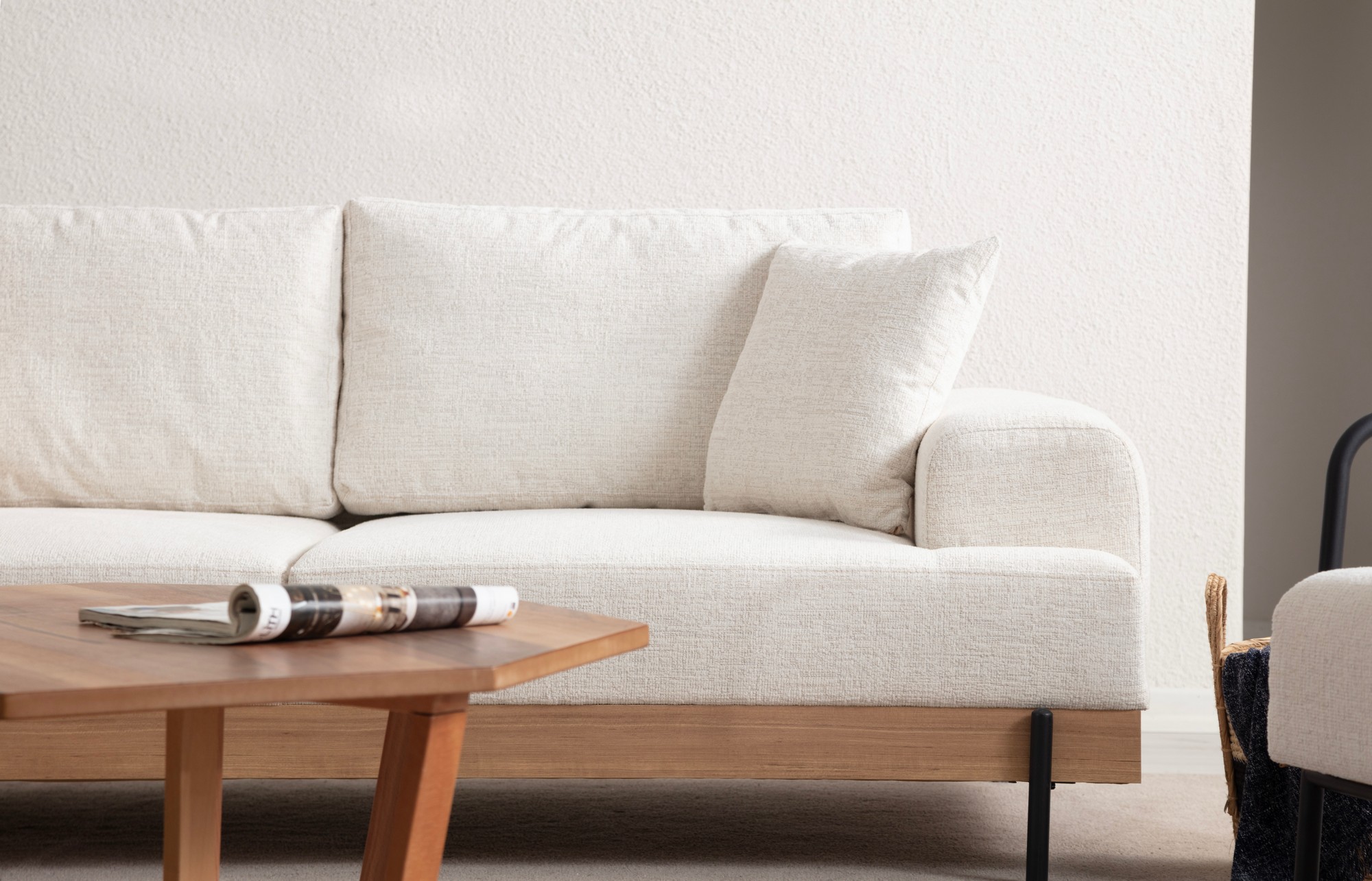 Eti 3-seater sofa White
