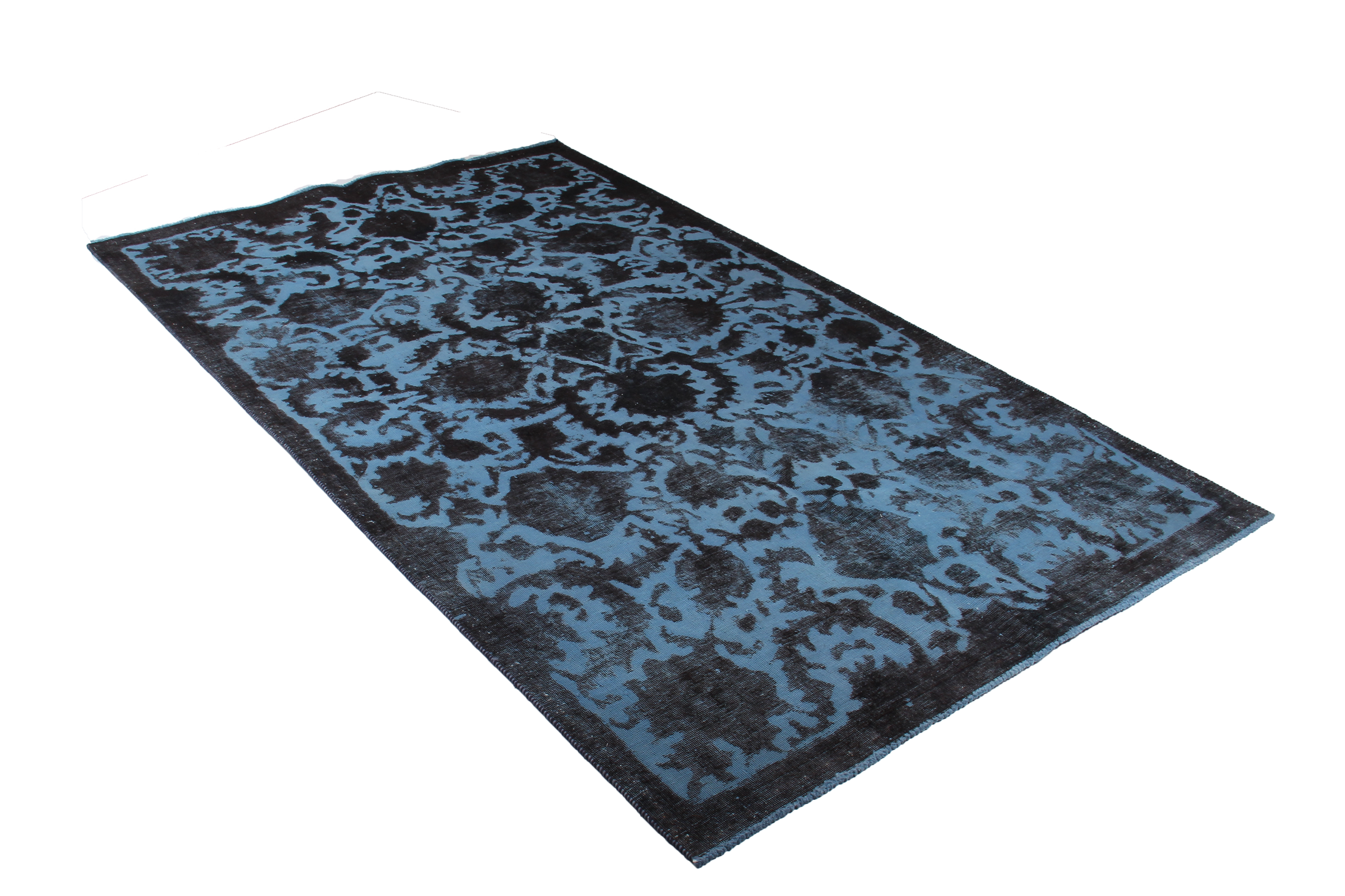 Vintage Teppich Wolle Mehrfarbig