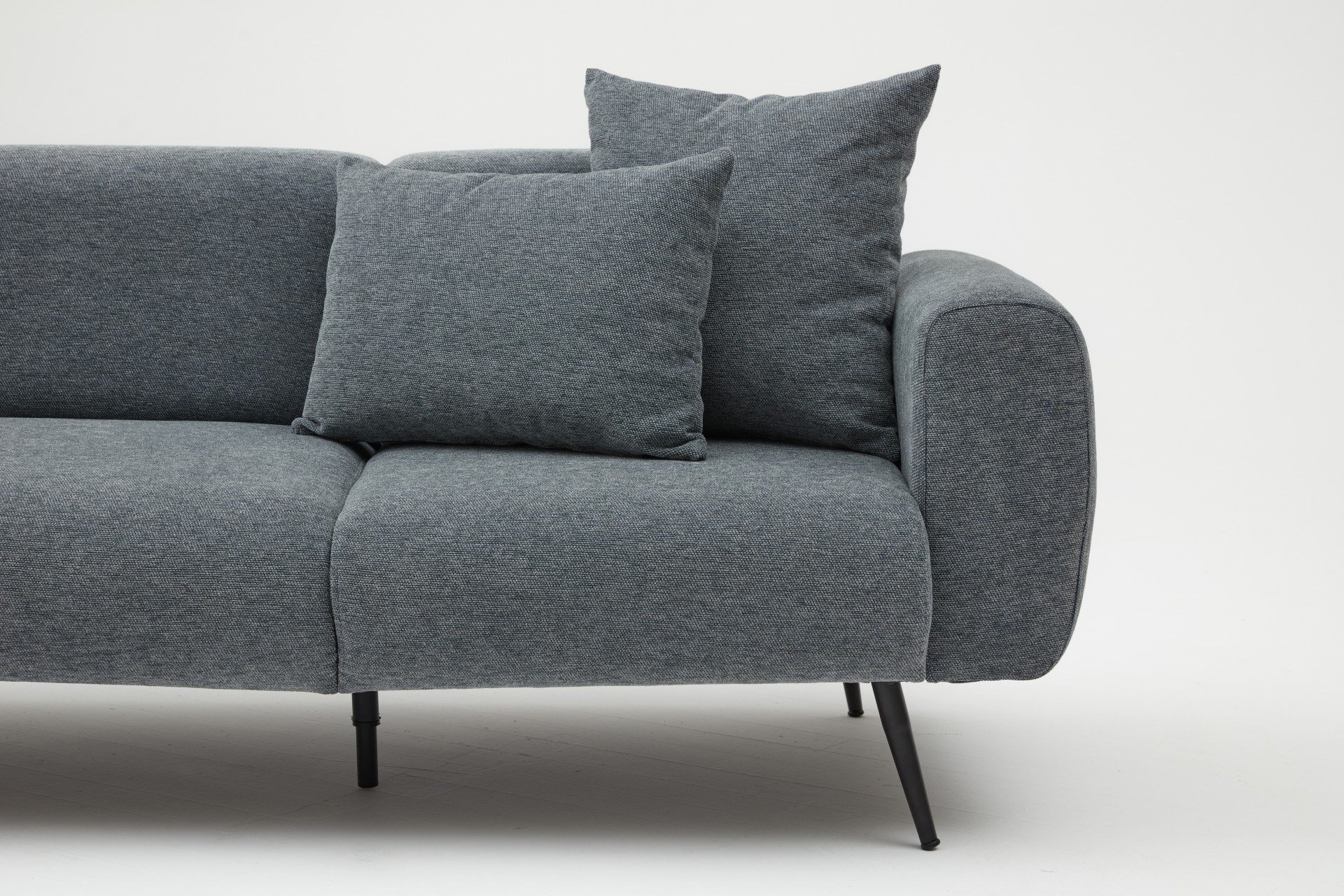 Side Sofa 3-Sitzer Anthrazit