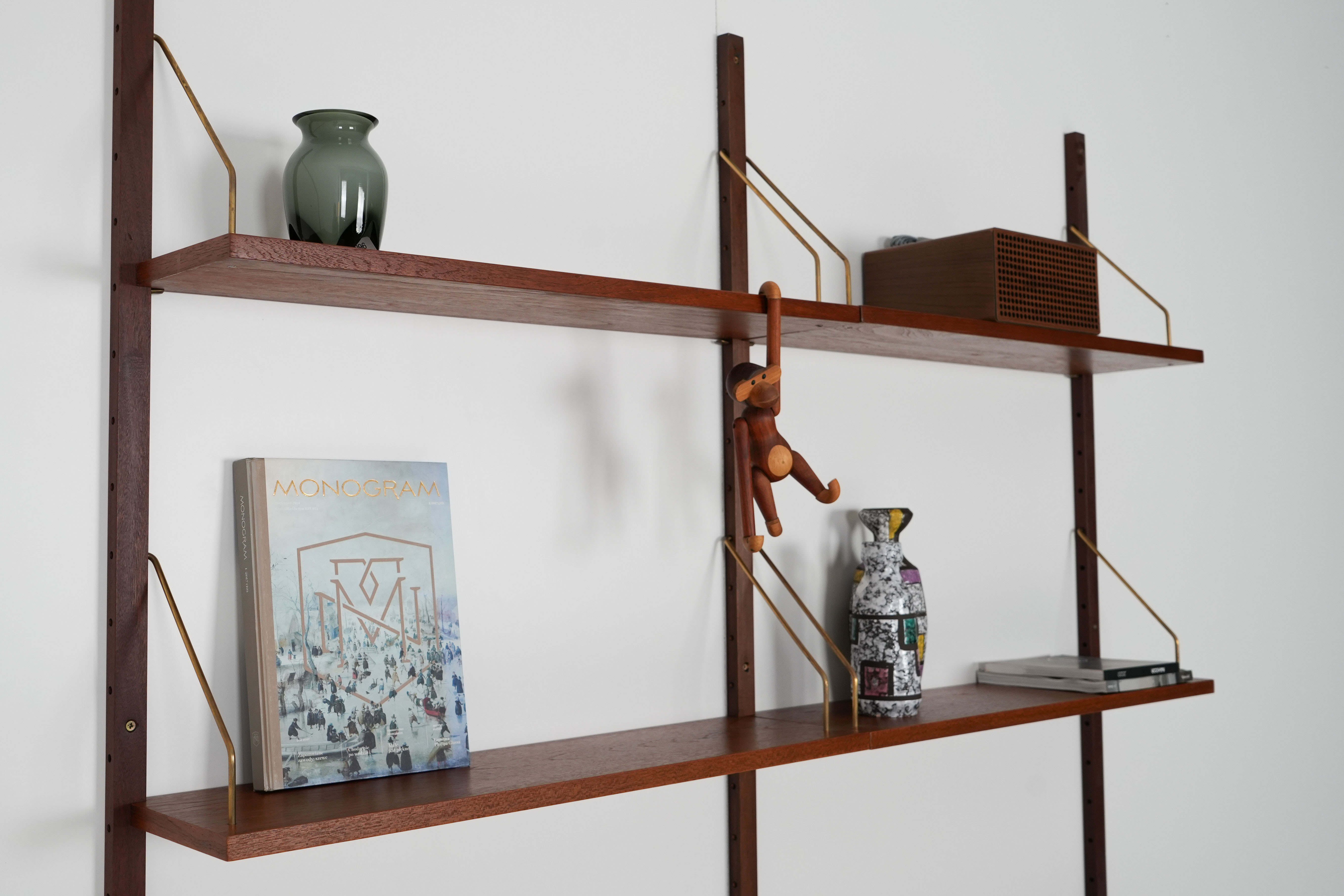 PS System Wall shelf Teak wood