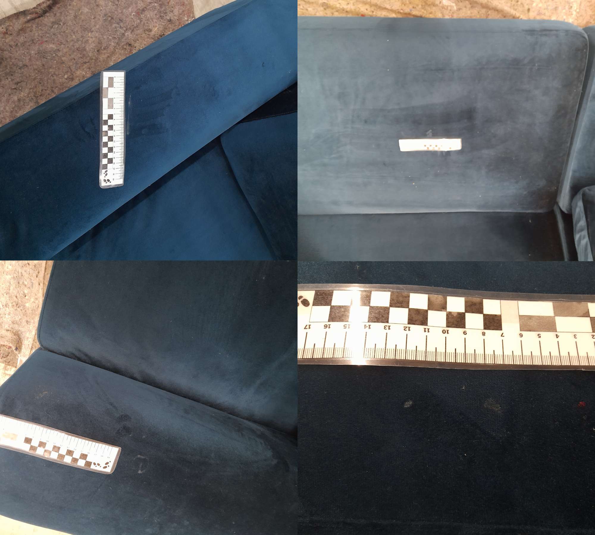 Aya Sofa 4-Sitzer Velour Lux Petrol