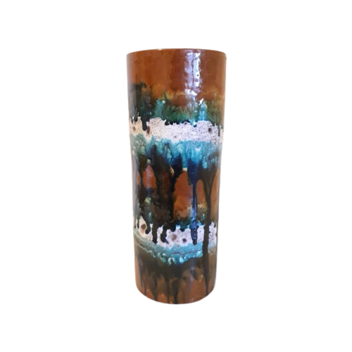 Vase Ceramic Multicolored