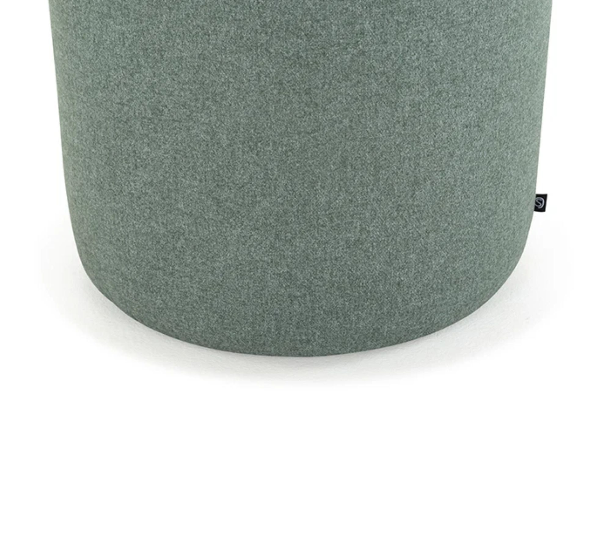 Pouf No. 8 Straight Fabio Grey Green