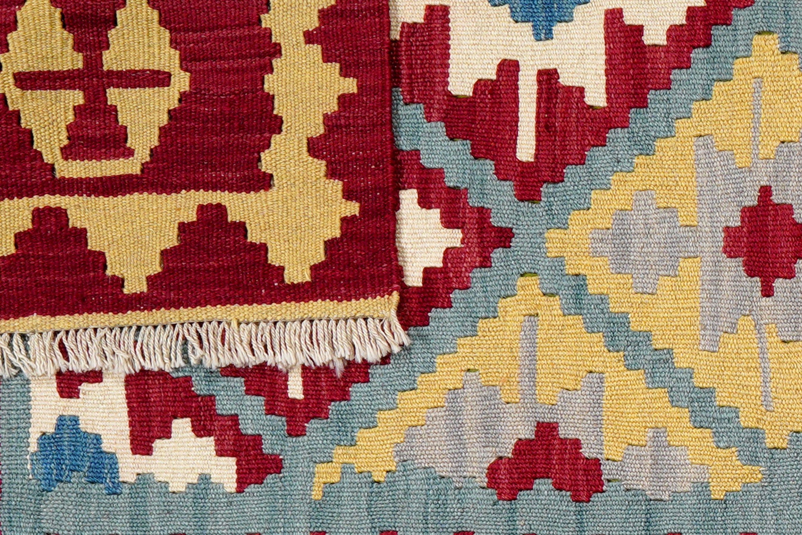 Kilim Gashgai Teppich Wolle Mehrfarbig