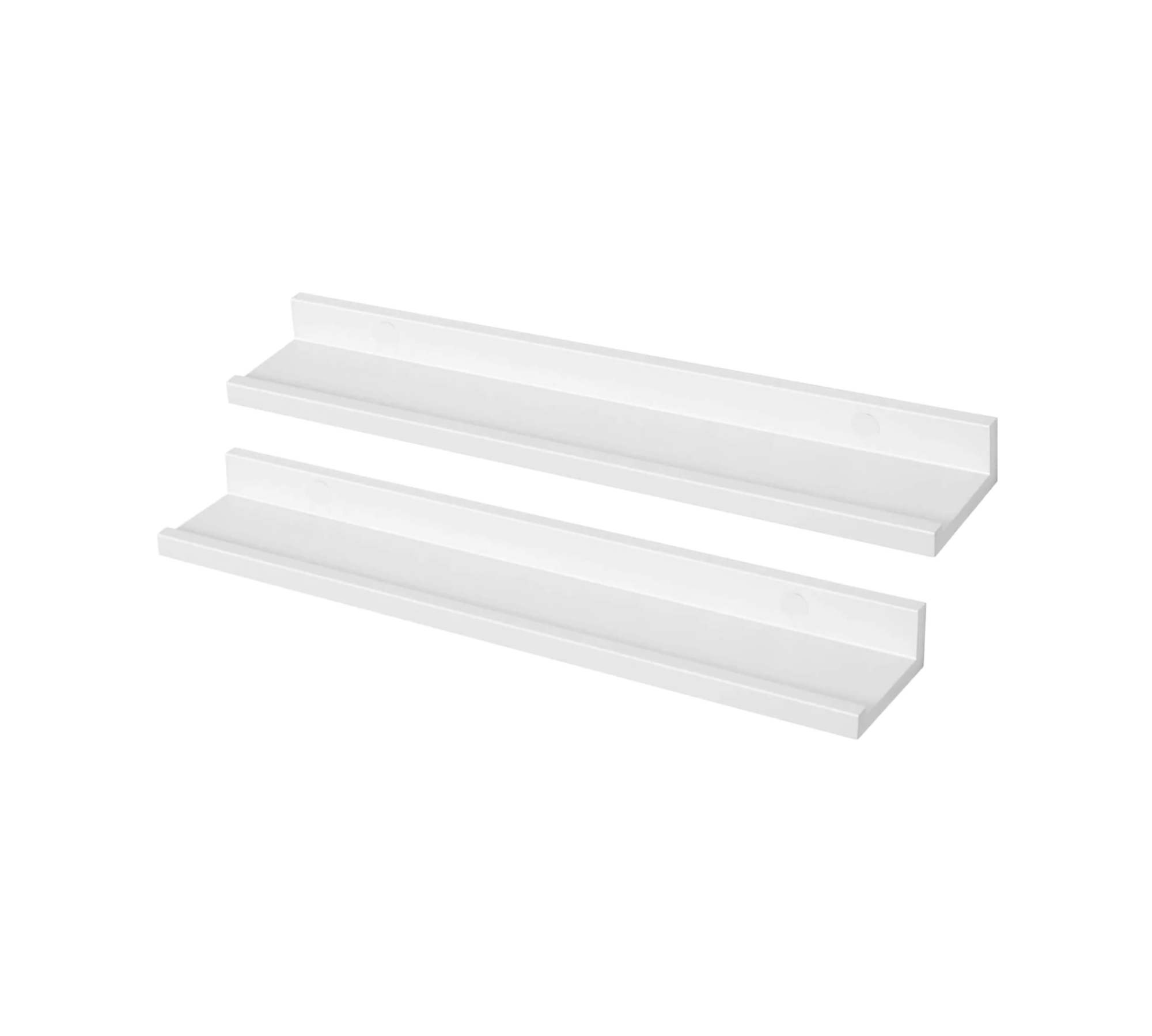 2x Wall shelf Stains White